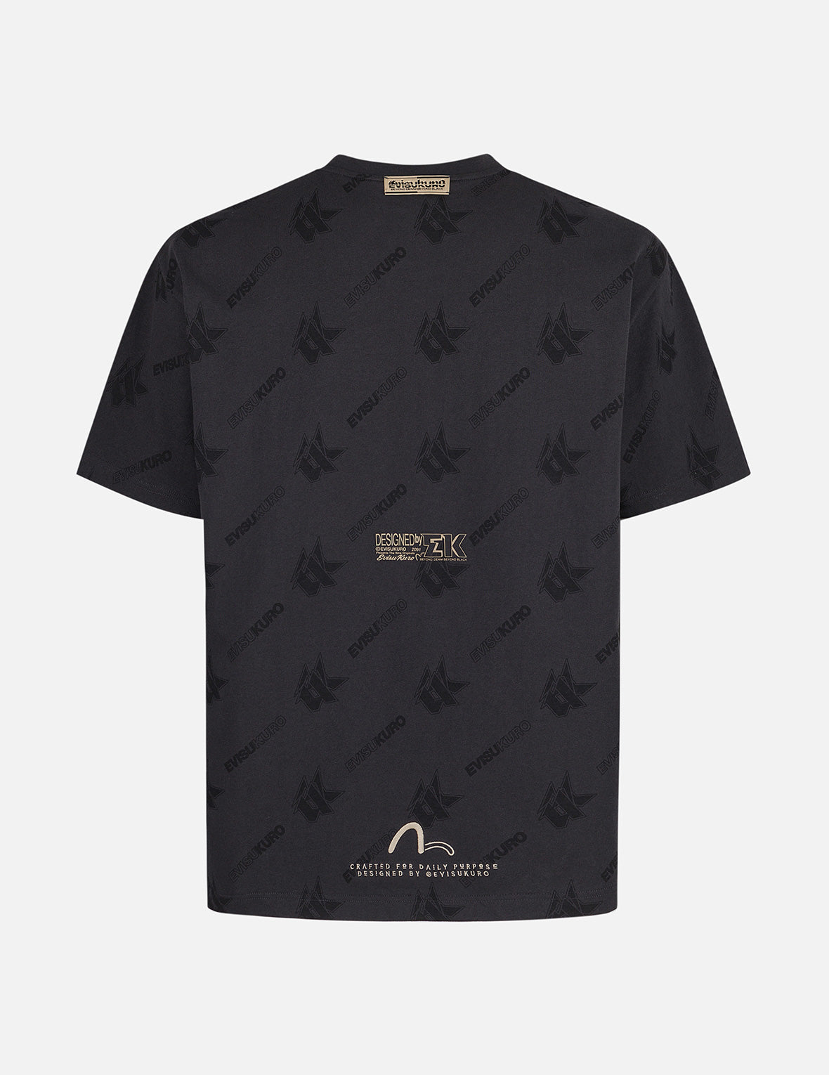 Monogram Logo Print Relax Fit T-shirt