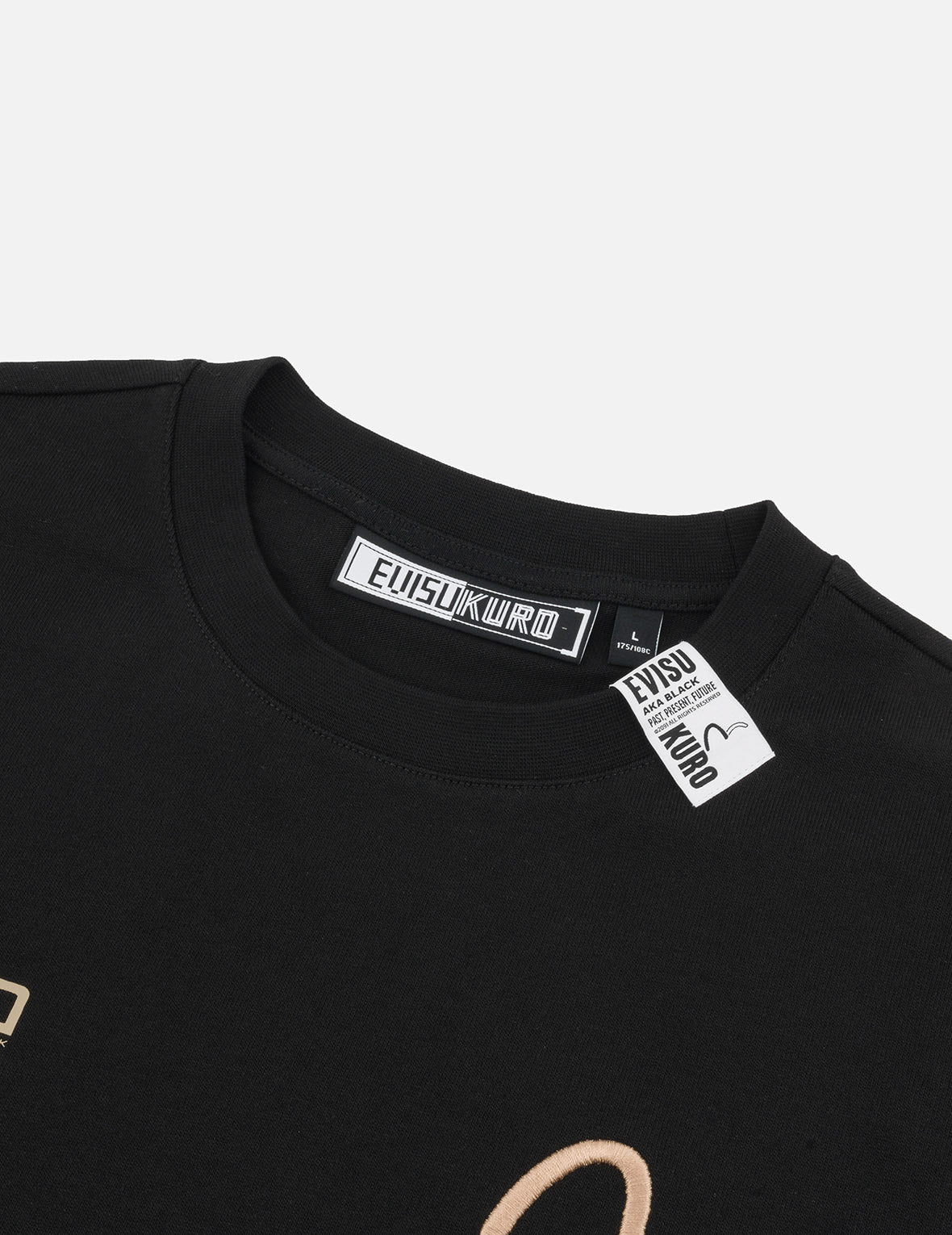 海鸥刺绣和商标印花常规版型T恤