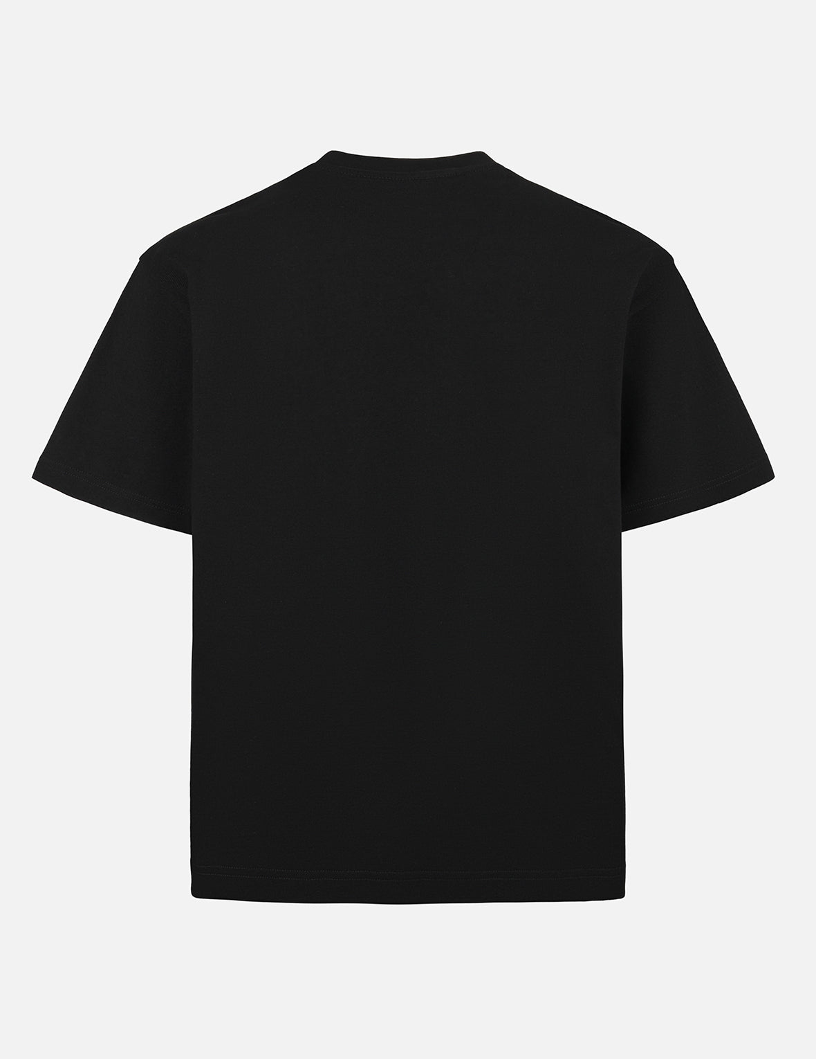 海鸥刺绣和商标印花常规版型T恤