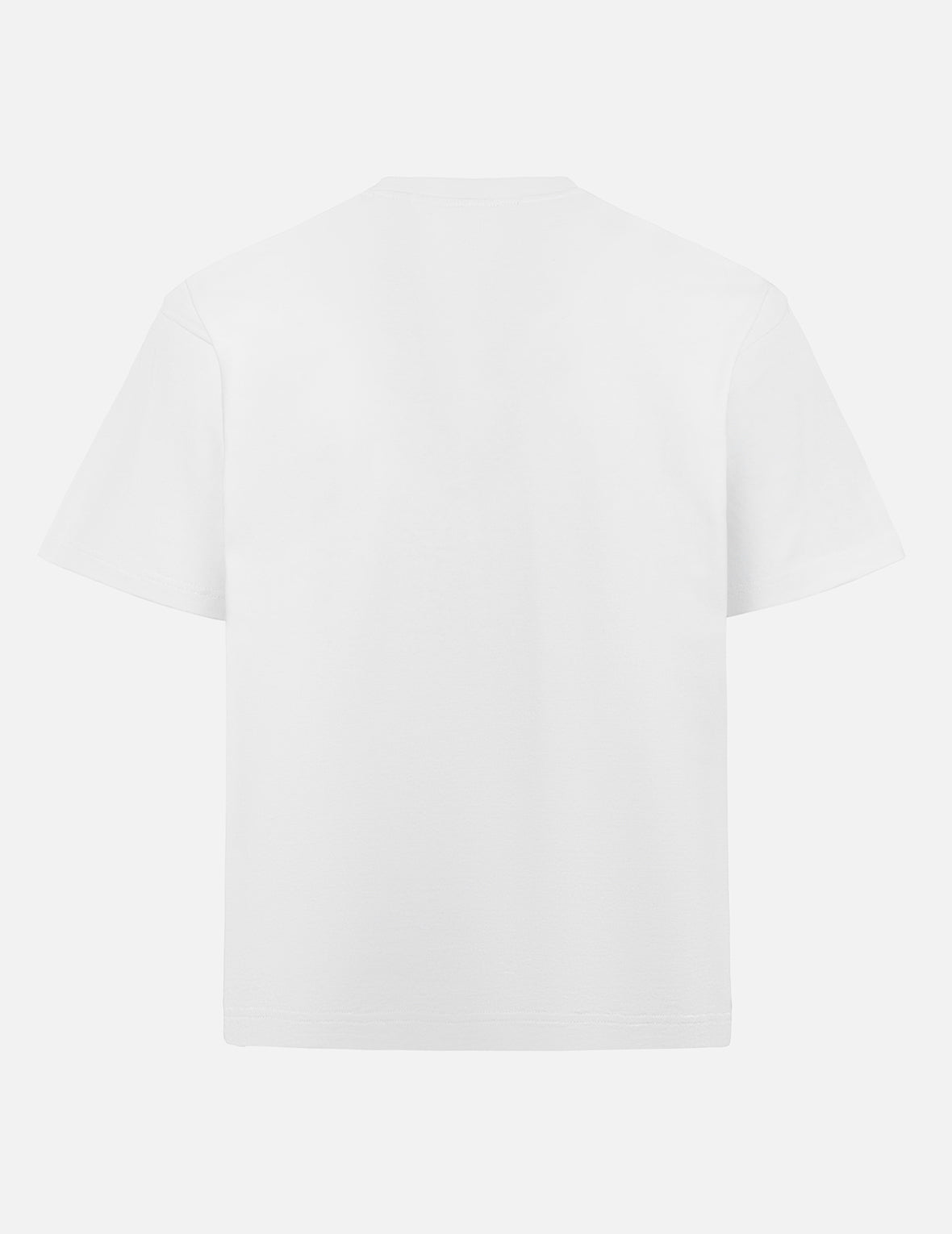 海鸥刺绣和商标印花常规版型T恤