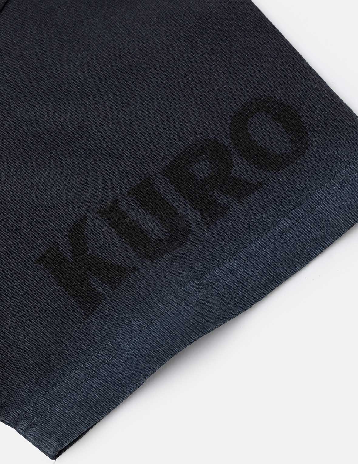 Seagull and Logo Print Washed Relax Fit T-Shirt