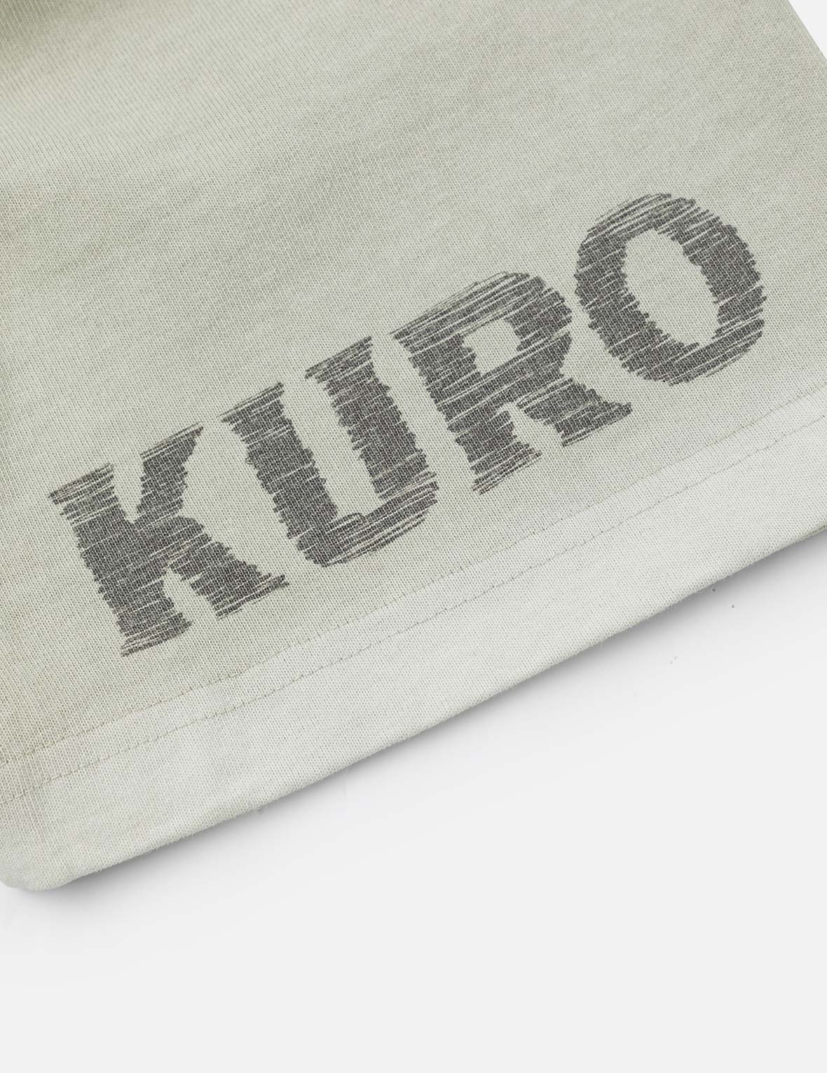 Seagull and Logo Print Washed Relax Fit T-Shirt