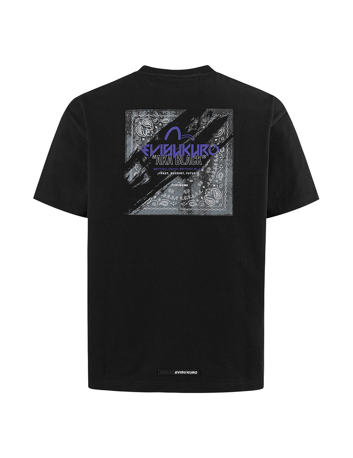 Deconstructed Paisley Print Regular Fit T-shirt