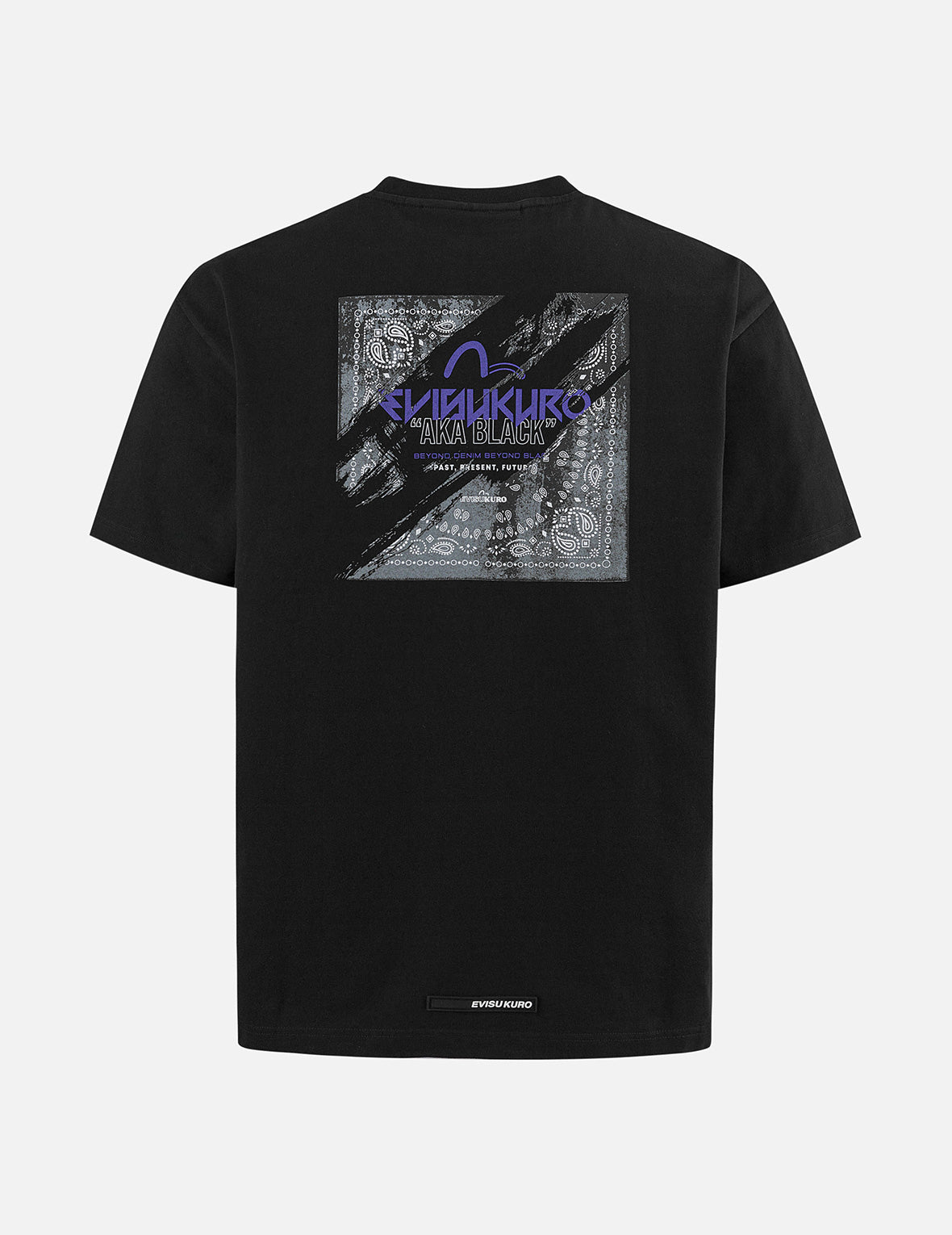 Deconstructed Paisley Print Regular Fit T-shirt