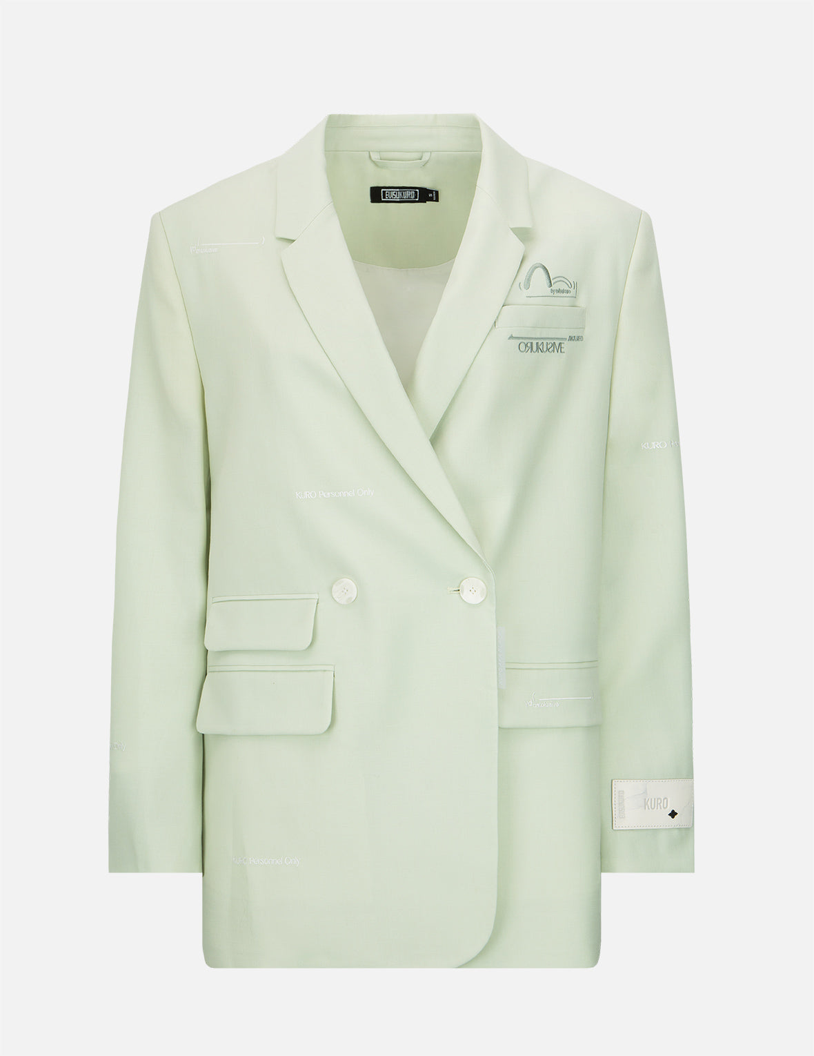 小海鸥刺绣西装外套