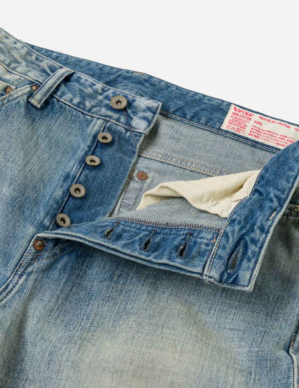 Light-washed Seagull Print Regular Fit Jeans #2020