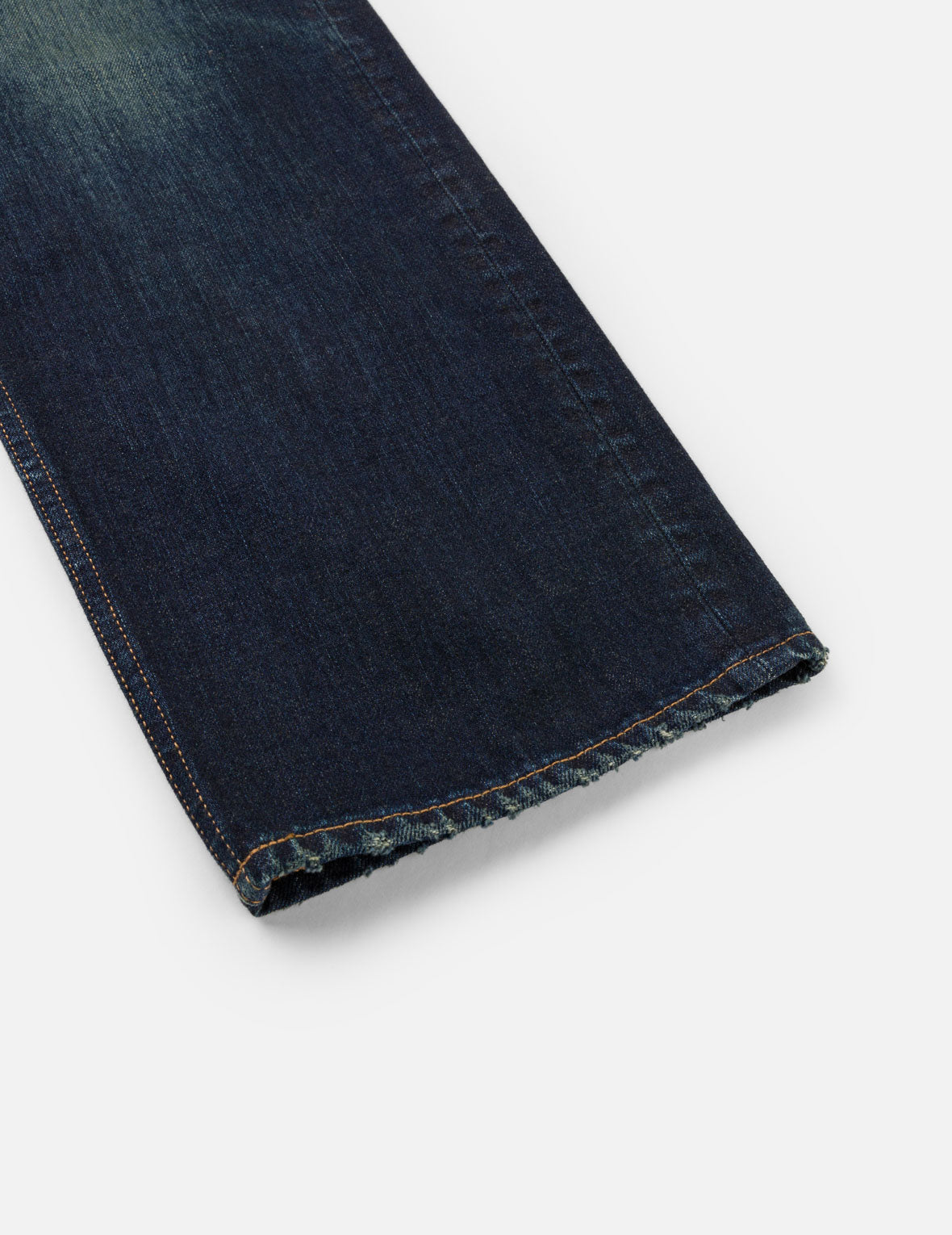 Dark-washed Seagull Print Regular Fit Jeans #2020