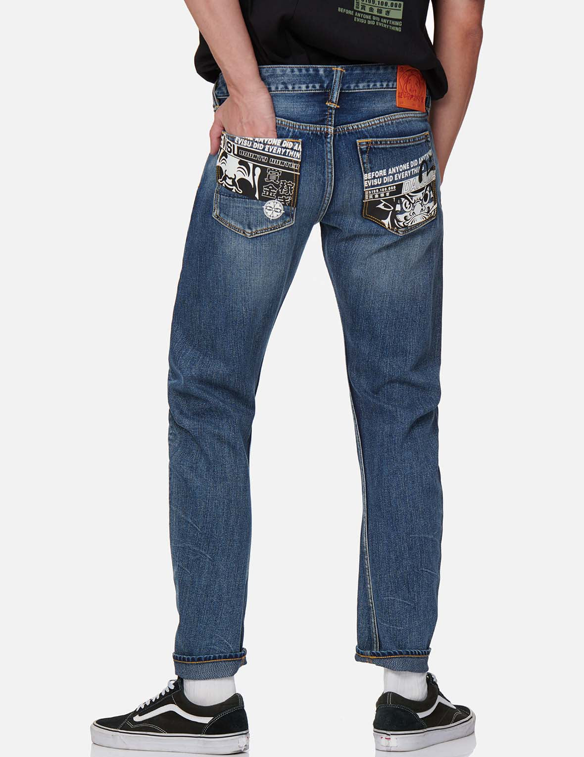 Godhead and Daruma 3D Fit Jeans