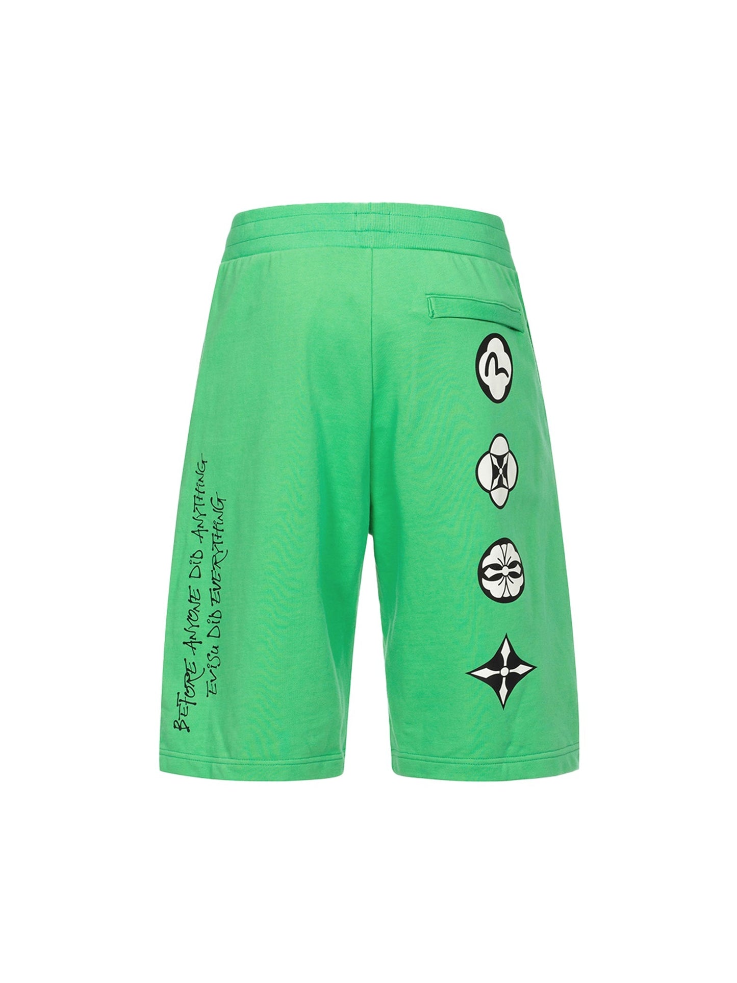 Kamon Print Regular Fit Sweat Shorts
