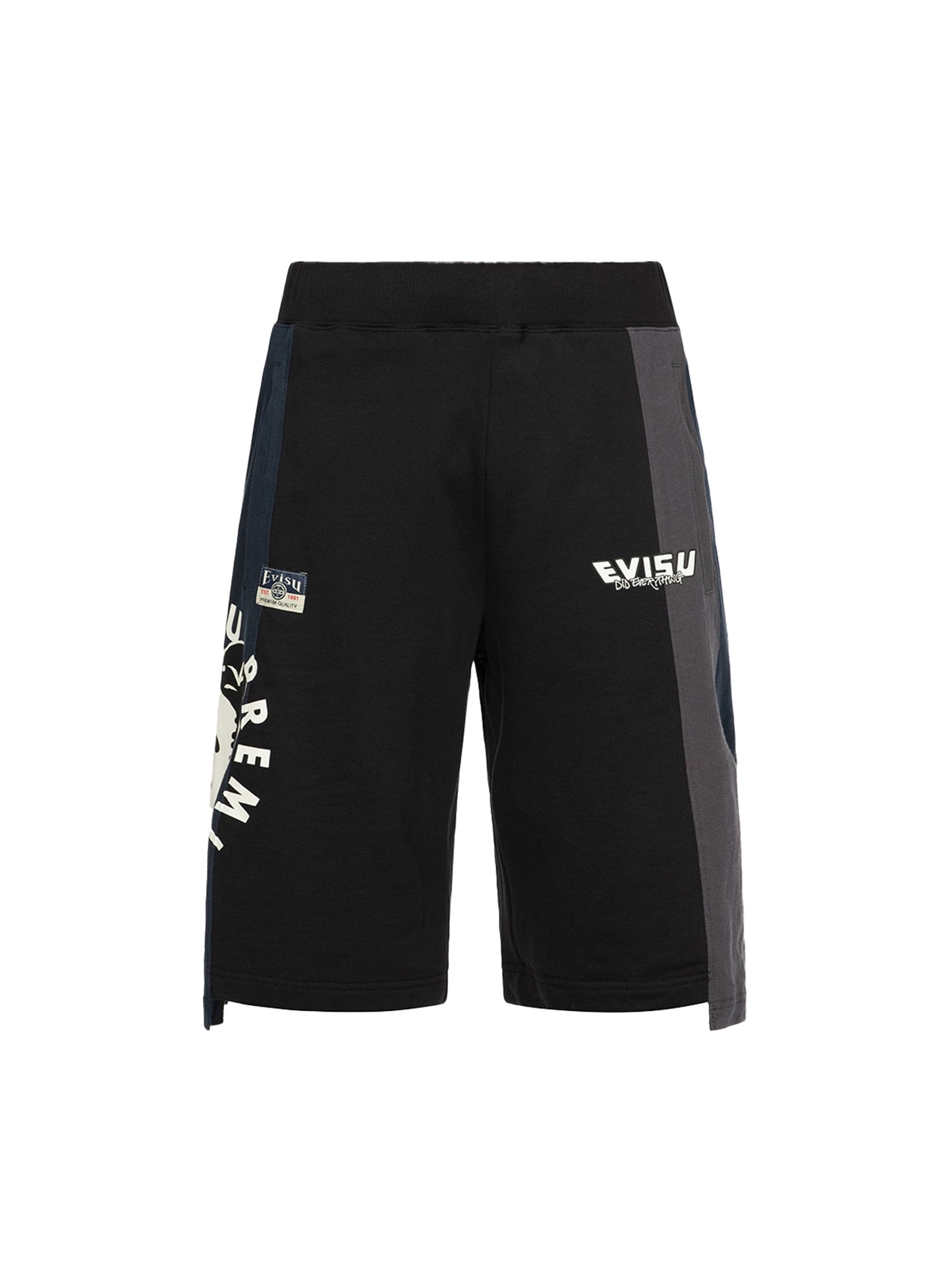 Deconstructed Playful Godhead Printed Regular Fit Sweat Shorts