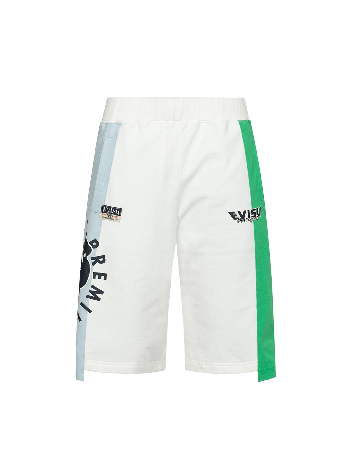 Deconstructed Playful Godhead Printed Regular Fit Sweat Shorts
