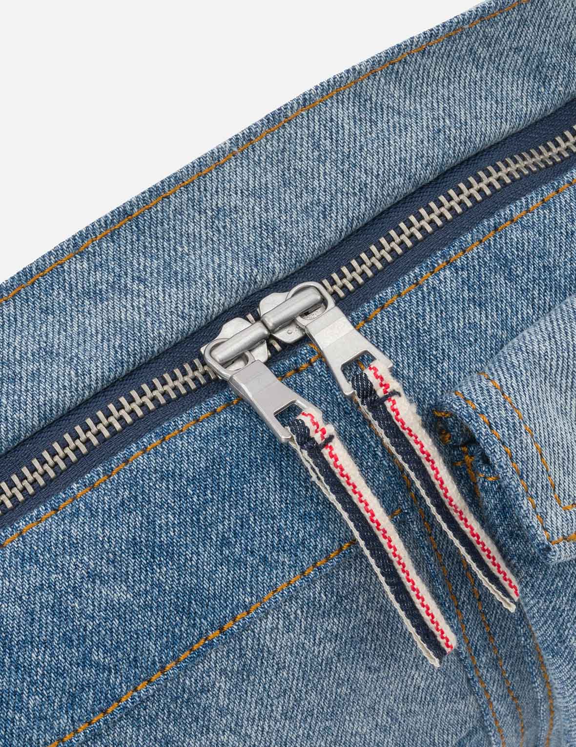 海鸥刺绣牛仔斜挎包