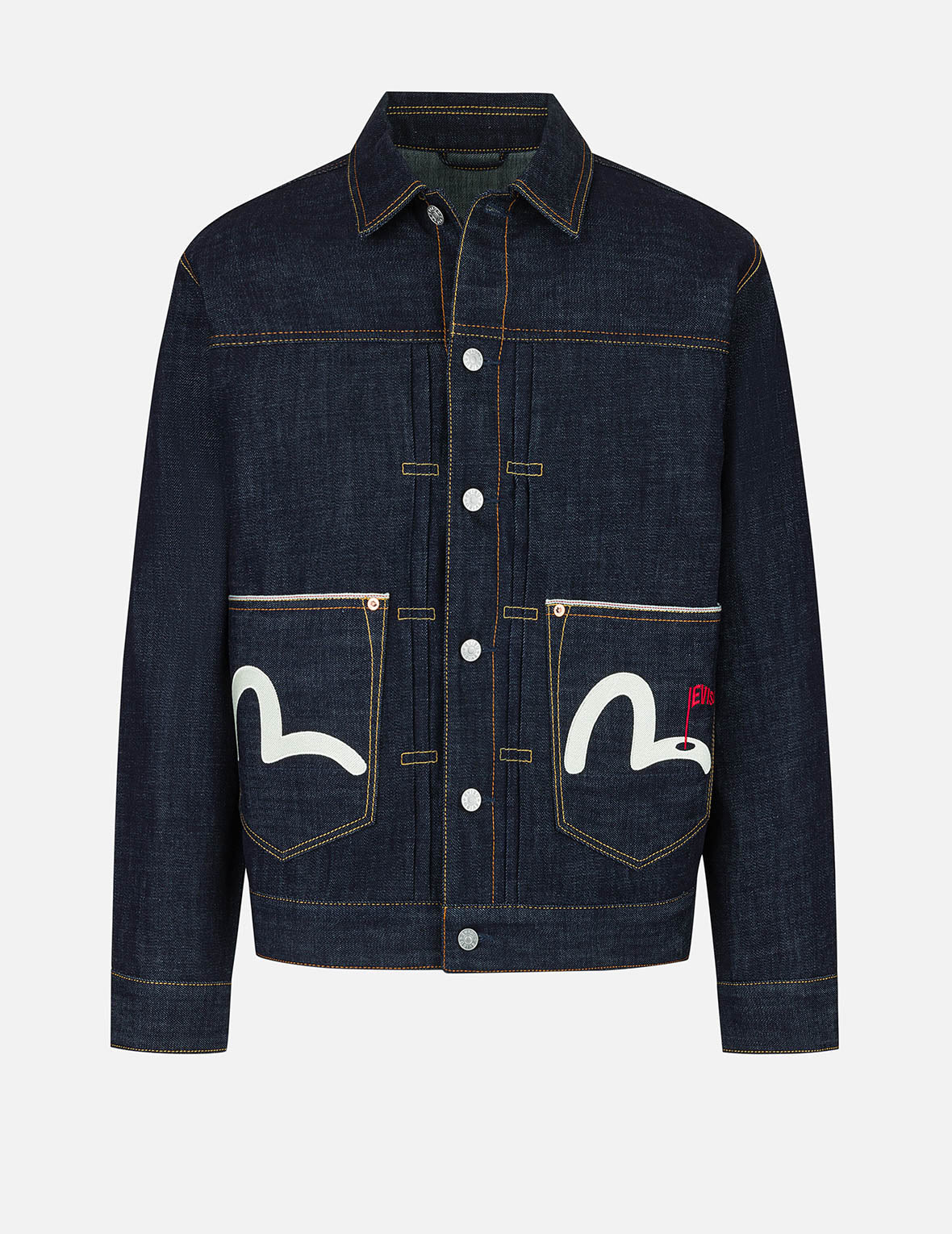 Godhead Golfing Print Regular Fit Denim Jacket