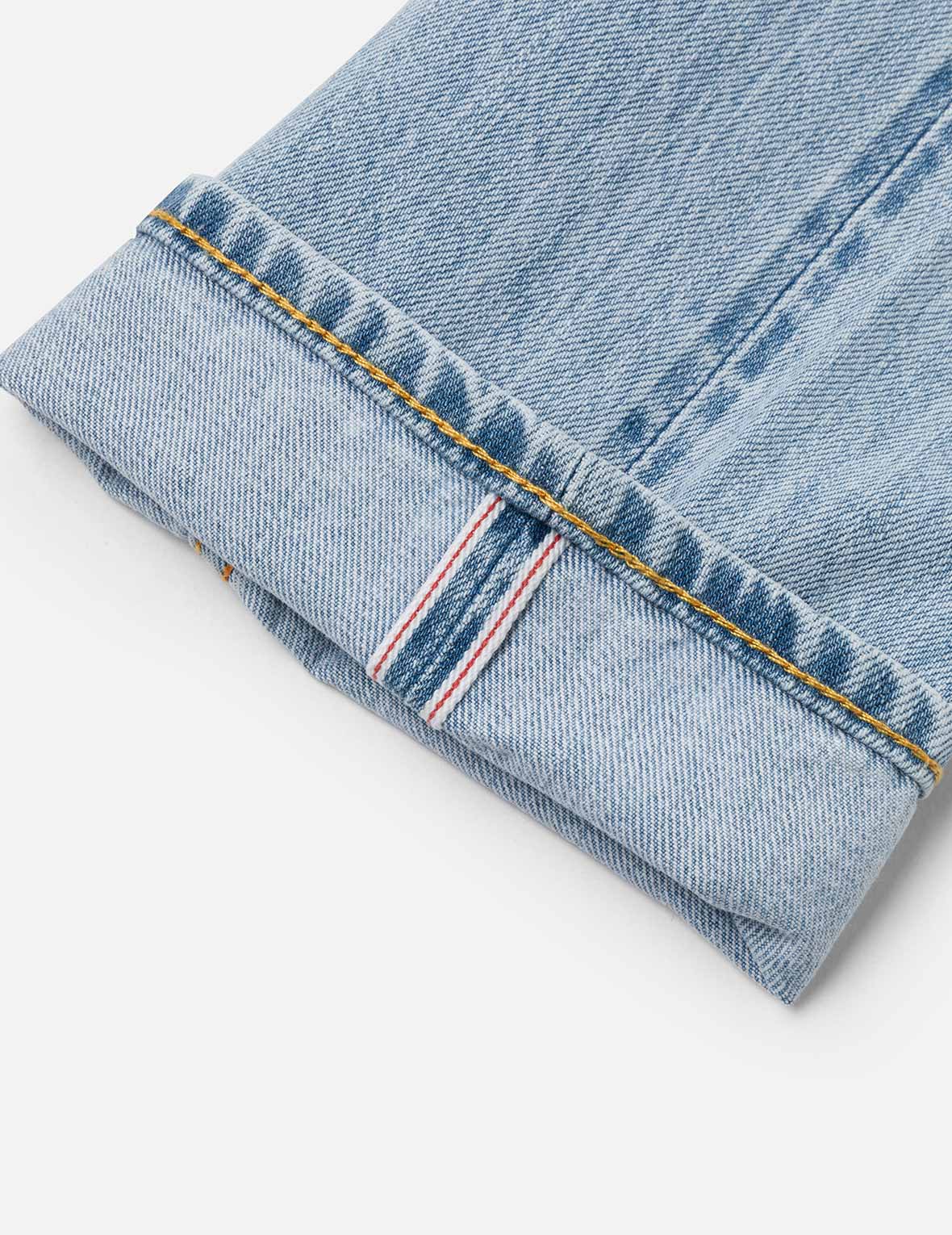 Graffiti-Style Daicock Print Taper Fit Jeans #2017
