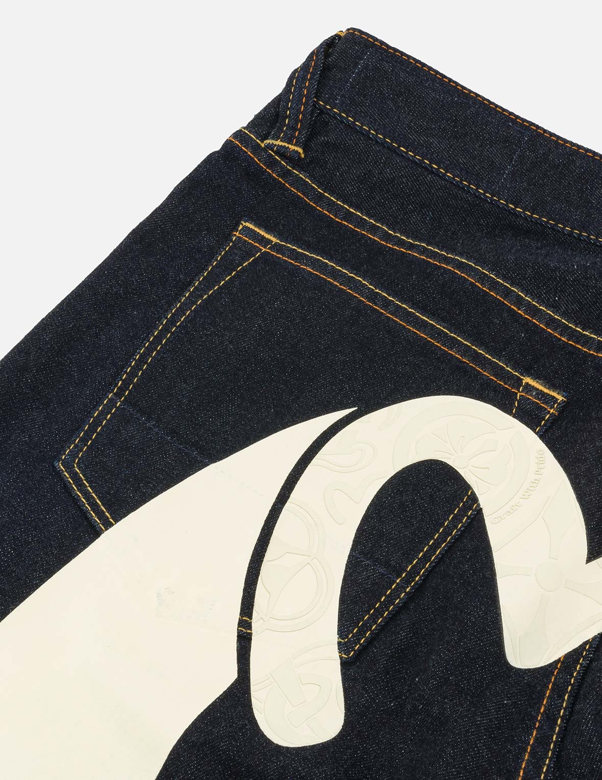 Seagull Daicock Print Taper Fit Jeans #2017