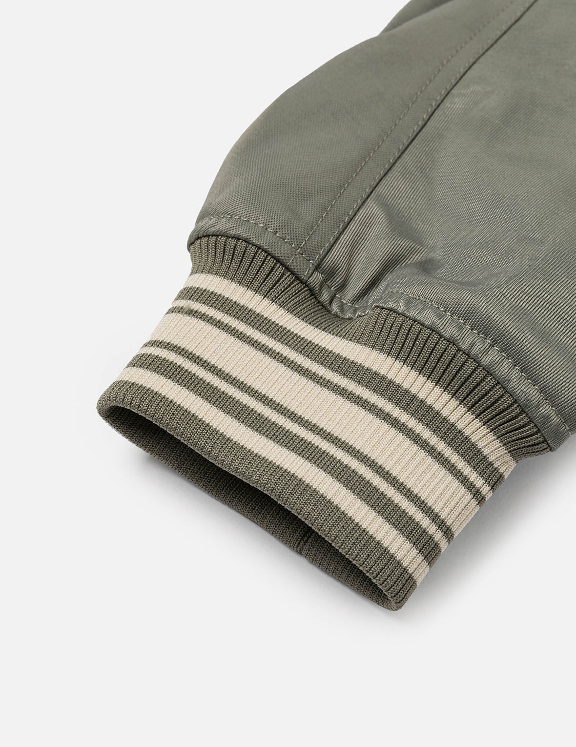 Denim Inserted Daicock with Kamon Embroidery Regular Fit Bomber Jacket