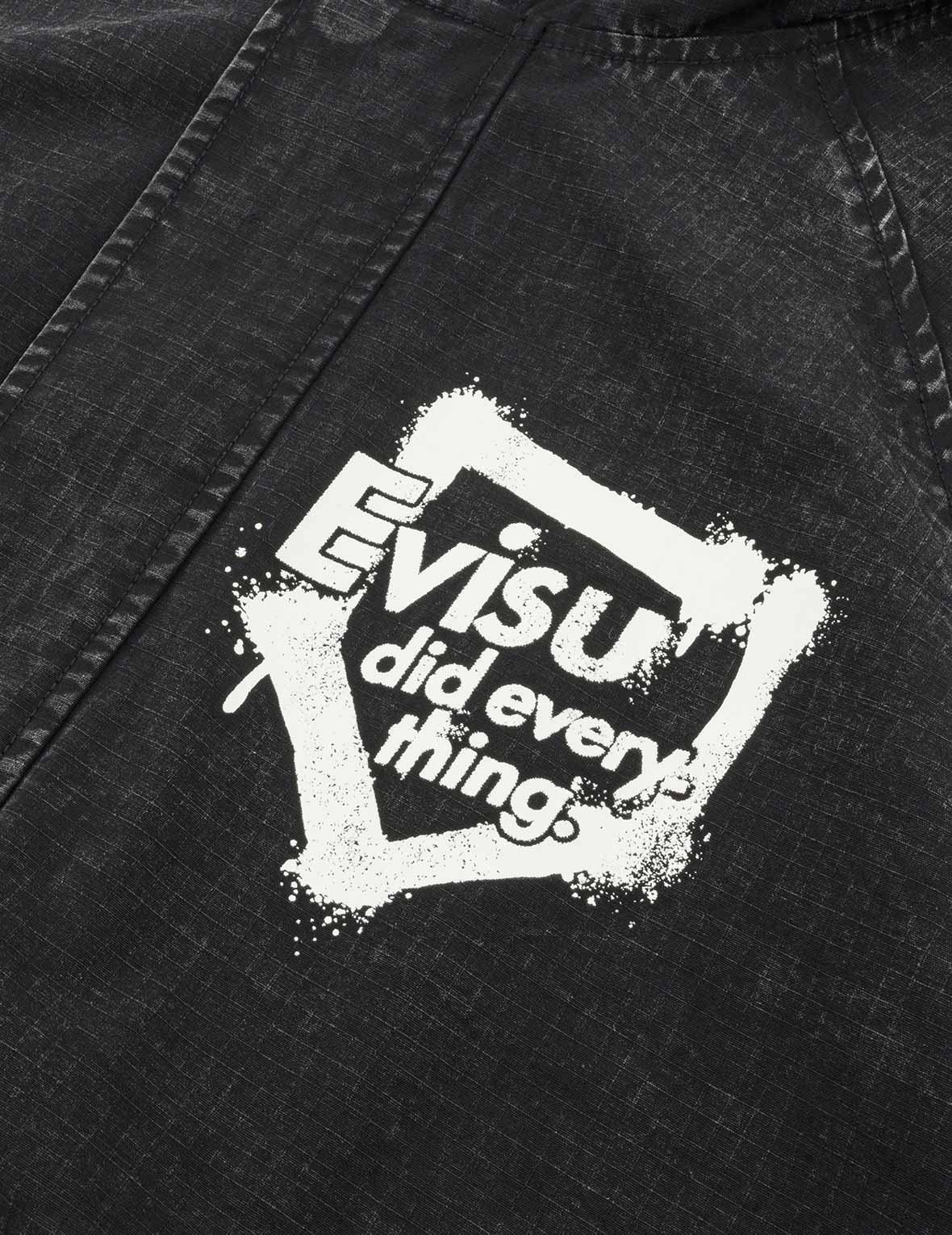 涂鸦商标印花宽版休闲半拉链连帽外套