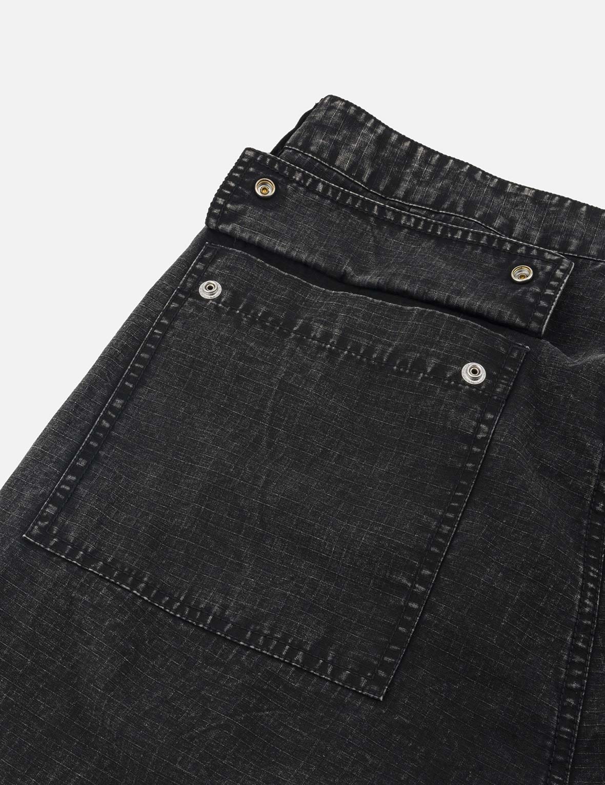 海鸥和家花刺绣直筒梭织束口裤