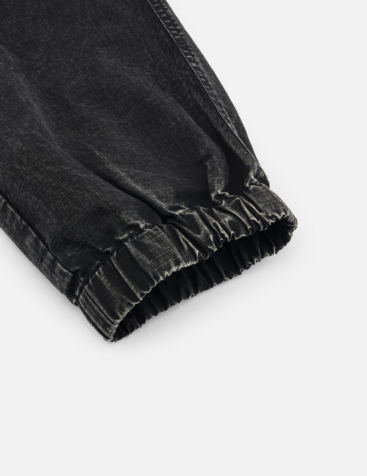 海鸥和家花刺绣直筒梭织束口裤