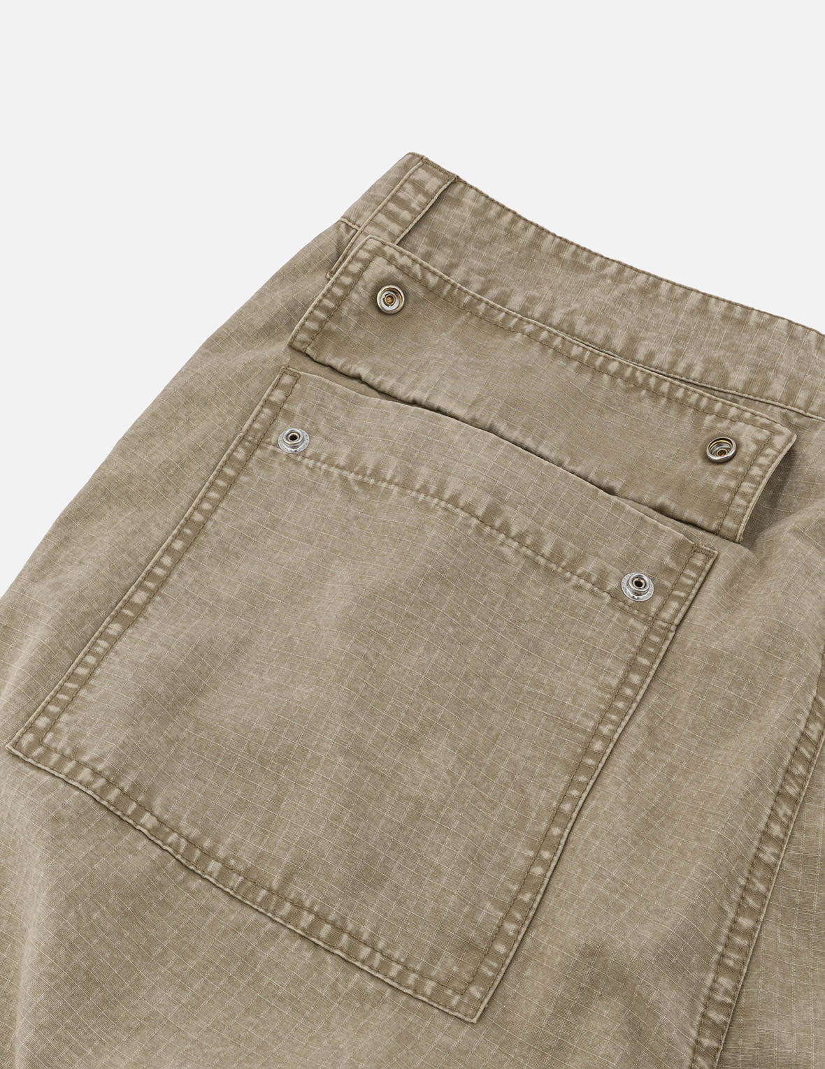 海鸥和家花刺绣直筒梭织束口裤