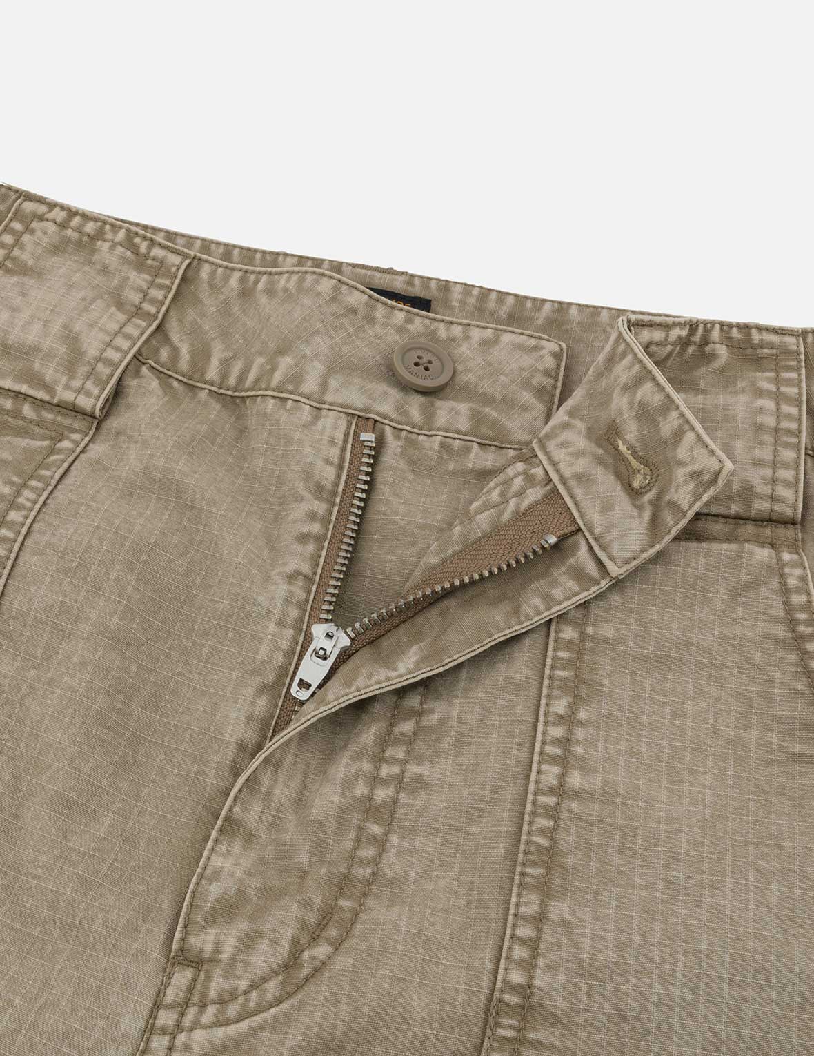 海鸥和家花刺绣直筒梭织束口裤