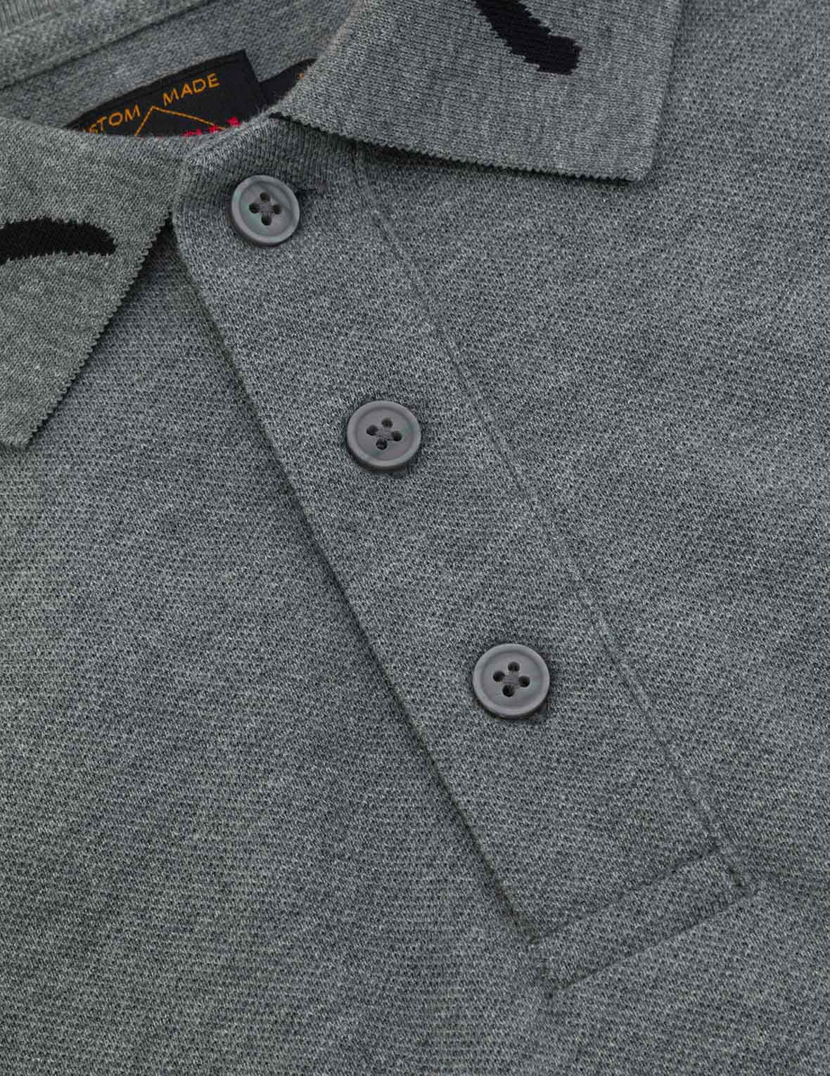 商标刺绣宽版休闲POLO衫