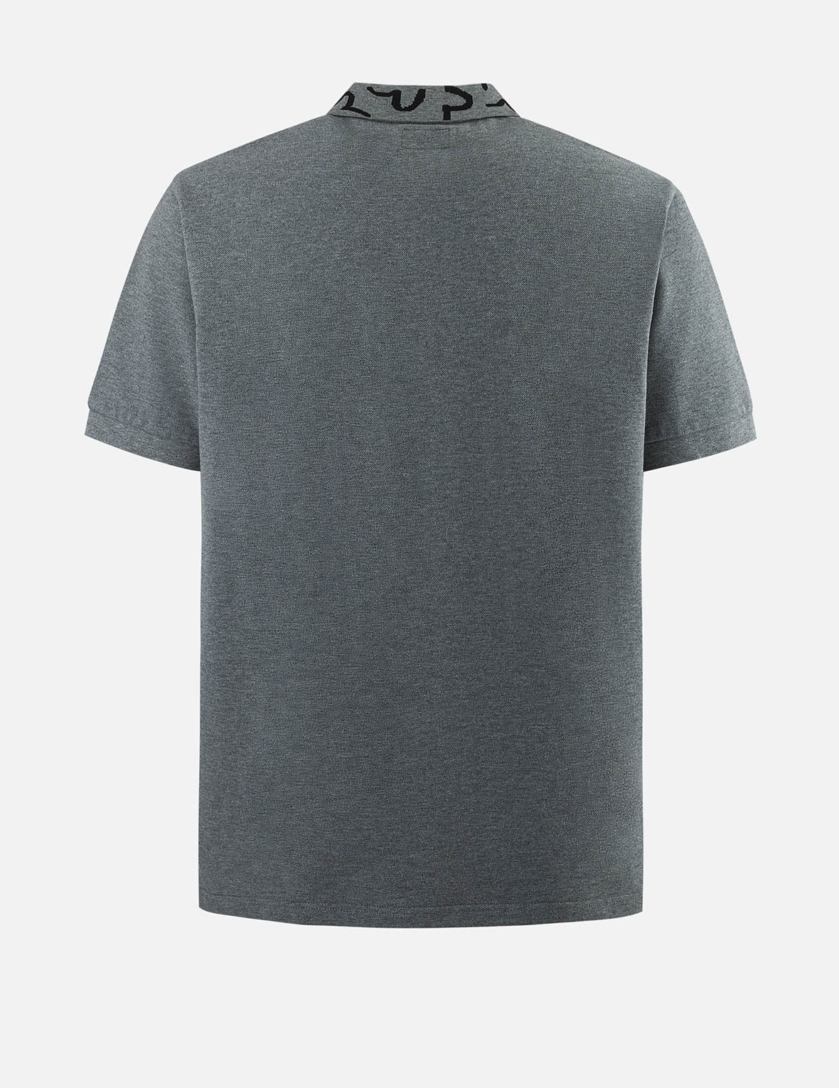 商标刺绣宽版休闲POLO衫