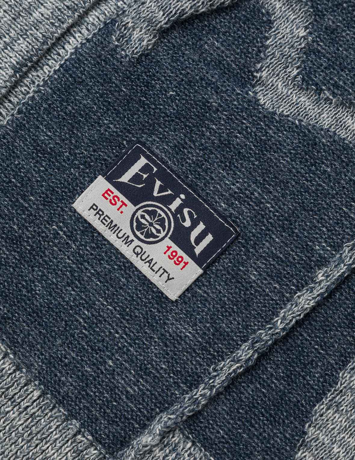 2-in-1 Seagull and Kamon Embroidery Relax Fit Shirt