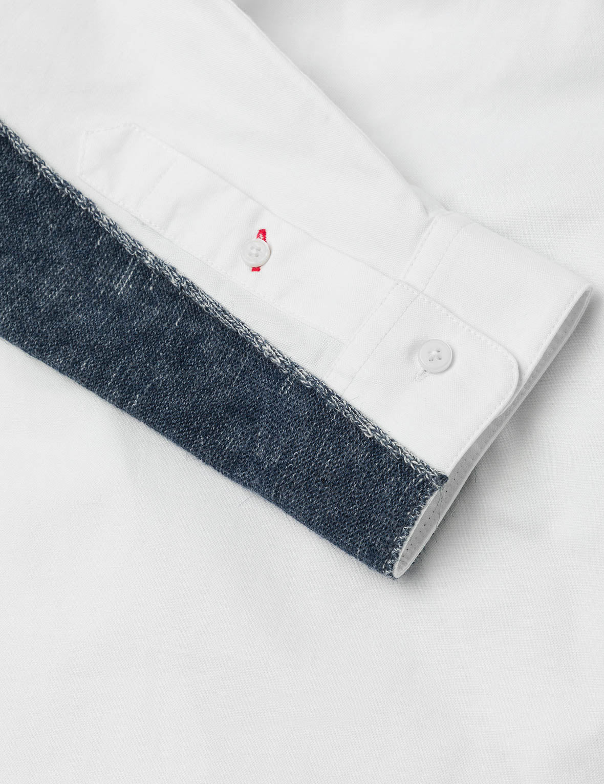 2-in-1 Seagull and Kamon Embroidery Relax Fit Shirt