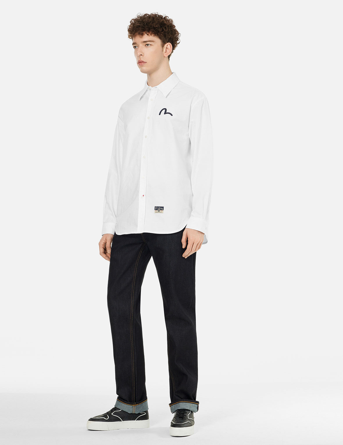 Seagull Print Oxford Shirt