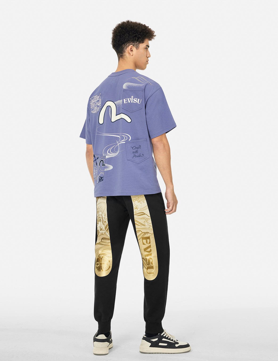 神兽白泽大M印花常规版型运动裤