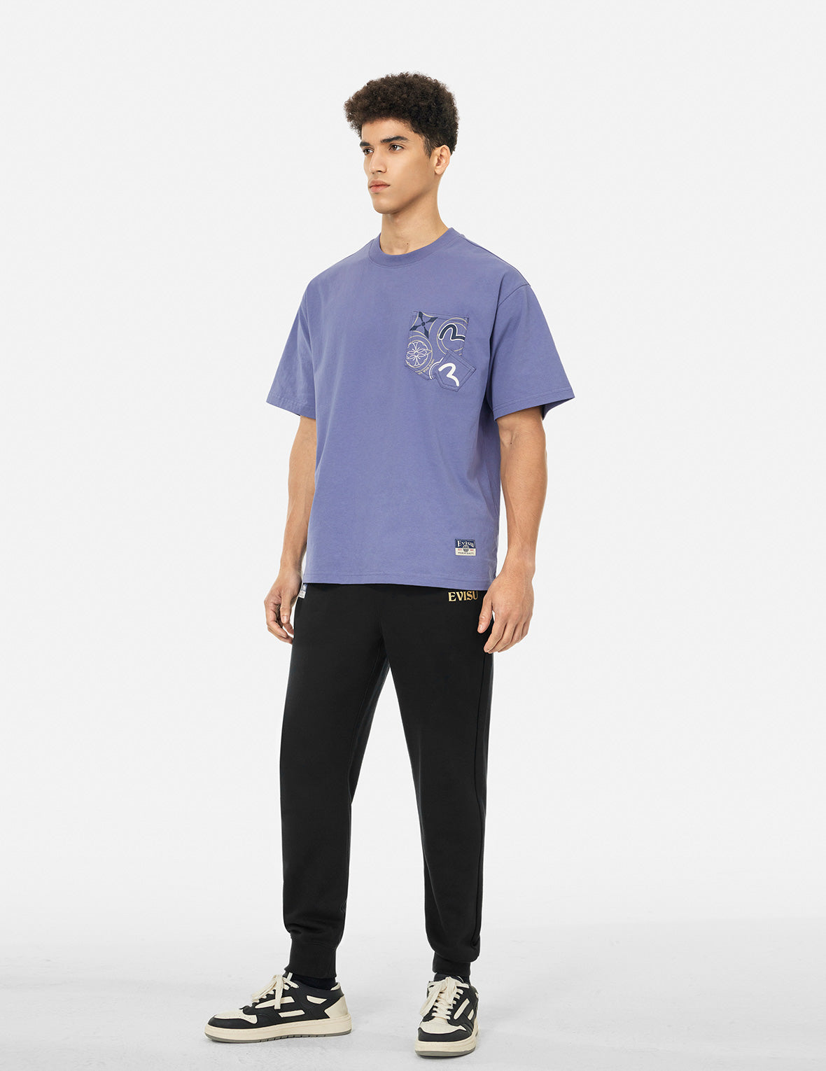 神兽白泽大M印花常规版型运动裤