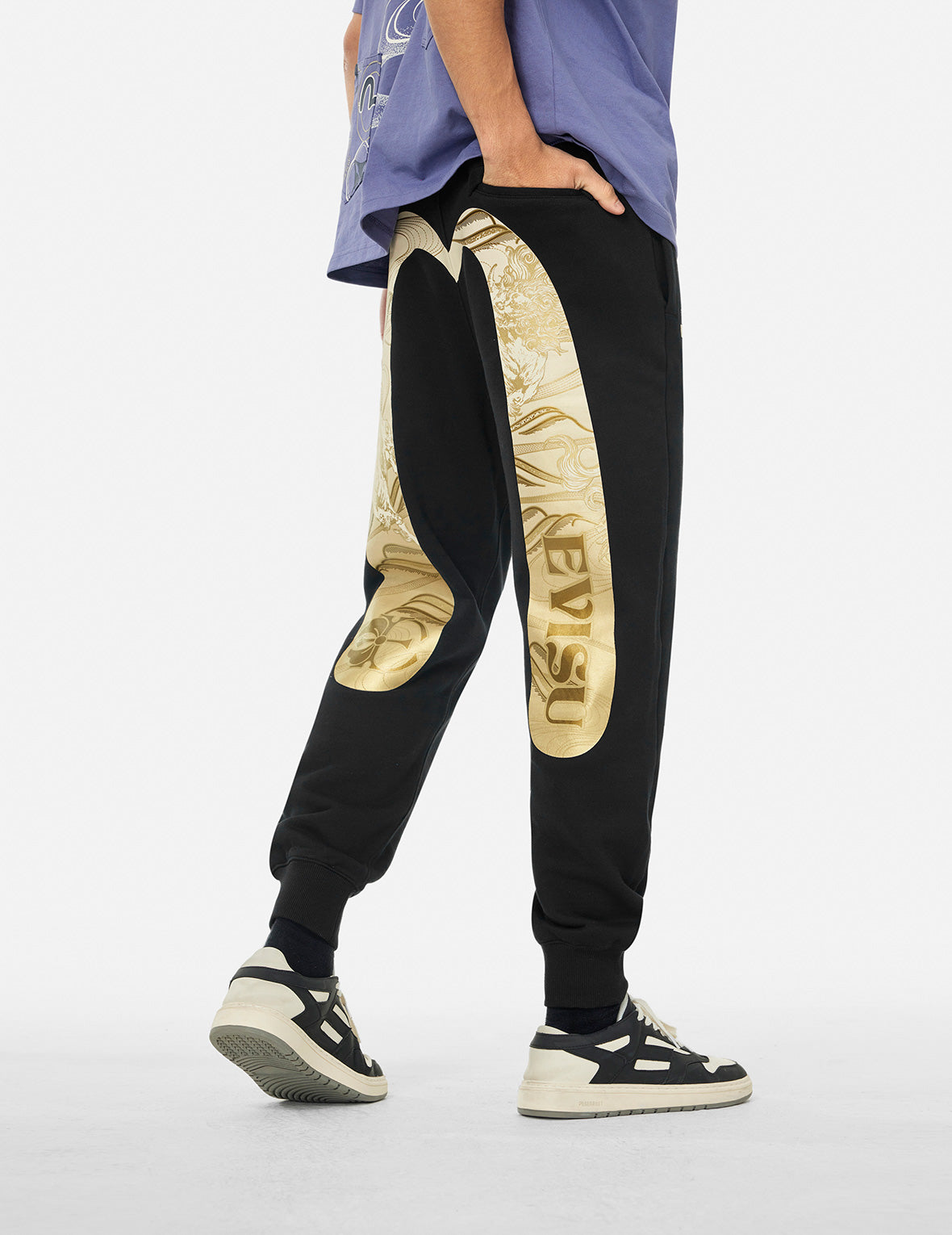 神兽白泽大M印花常规版型运动裤