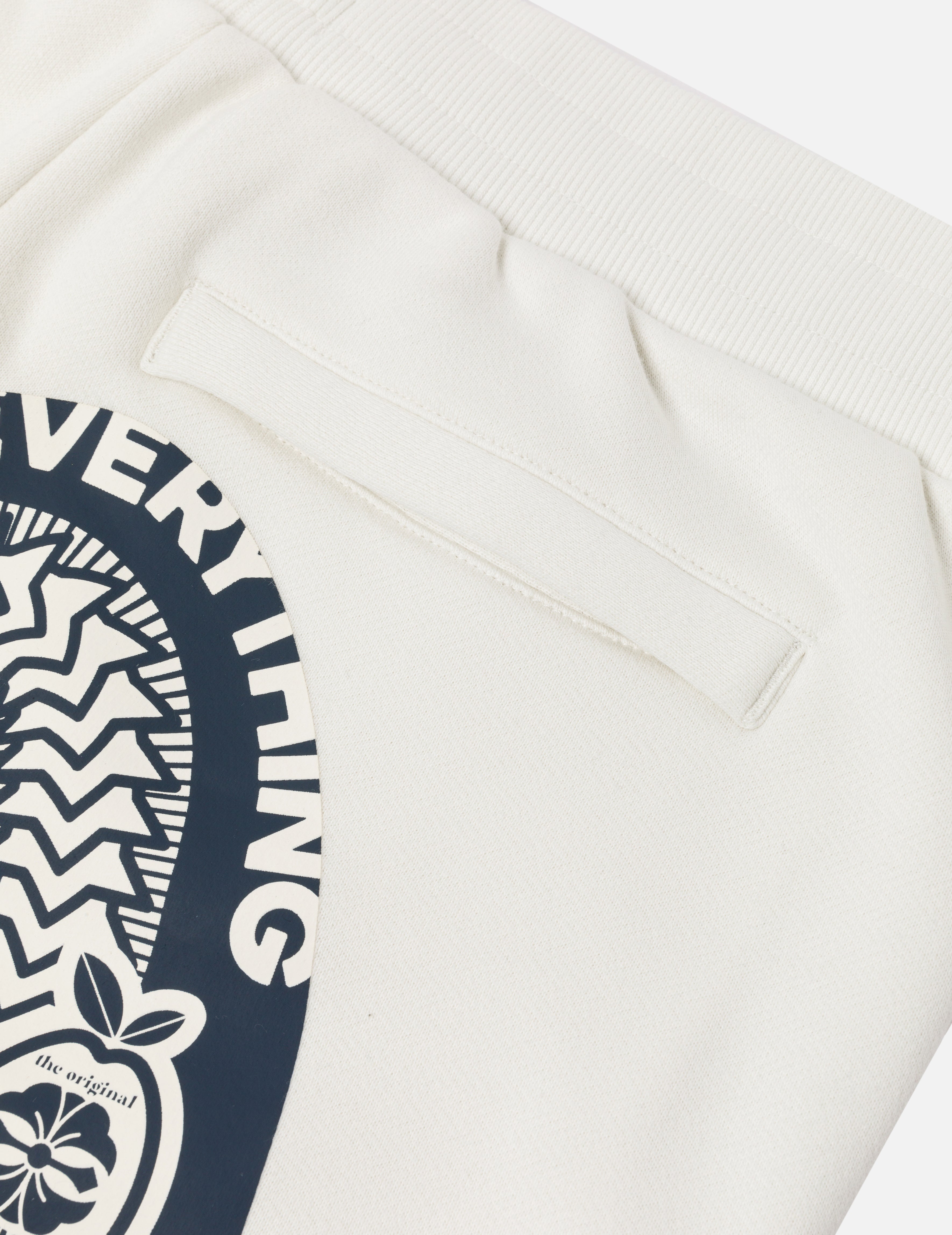 商标大M印花宽版休闲运动裤