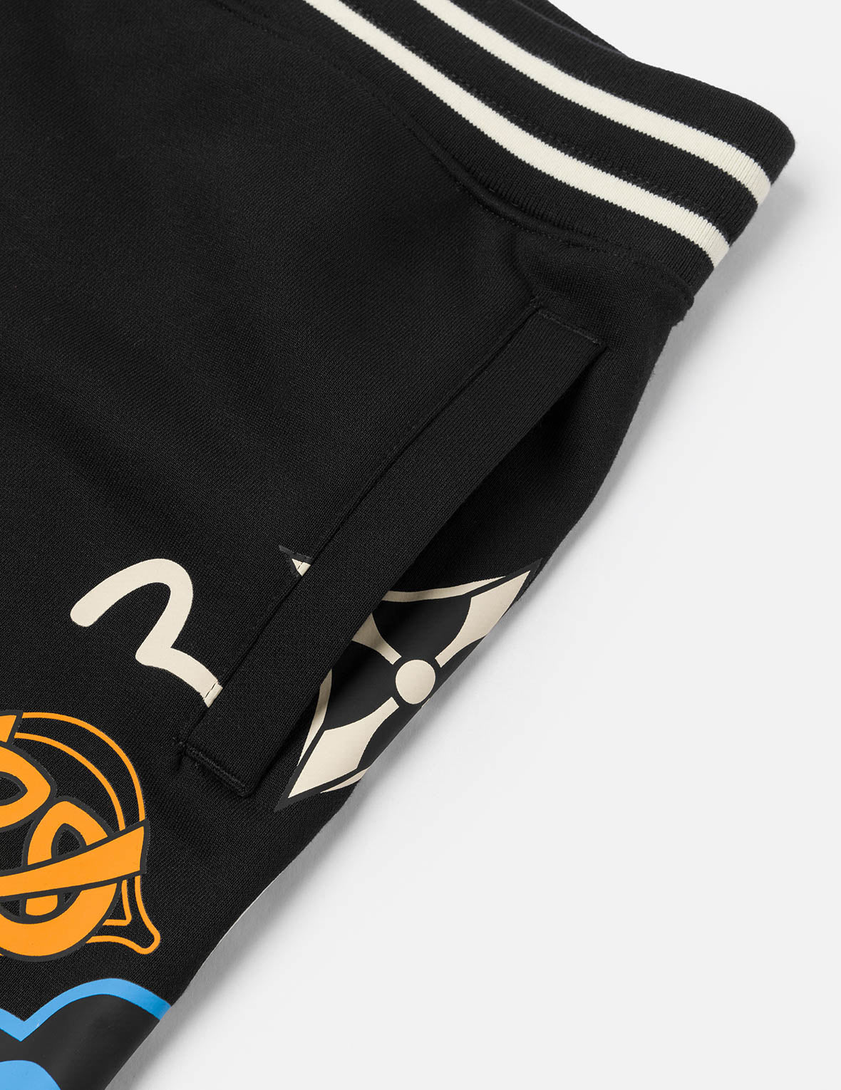 Allover Logo Print Fashion Fit Sweatshorts