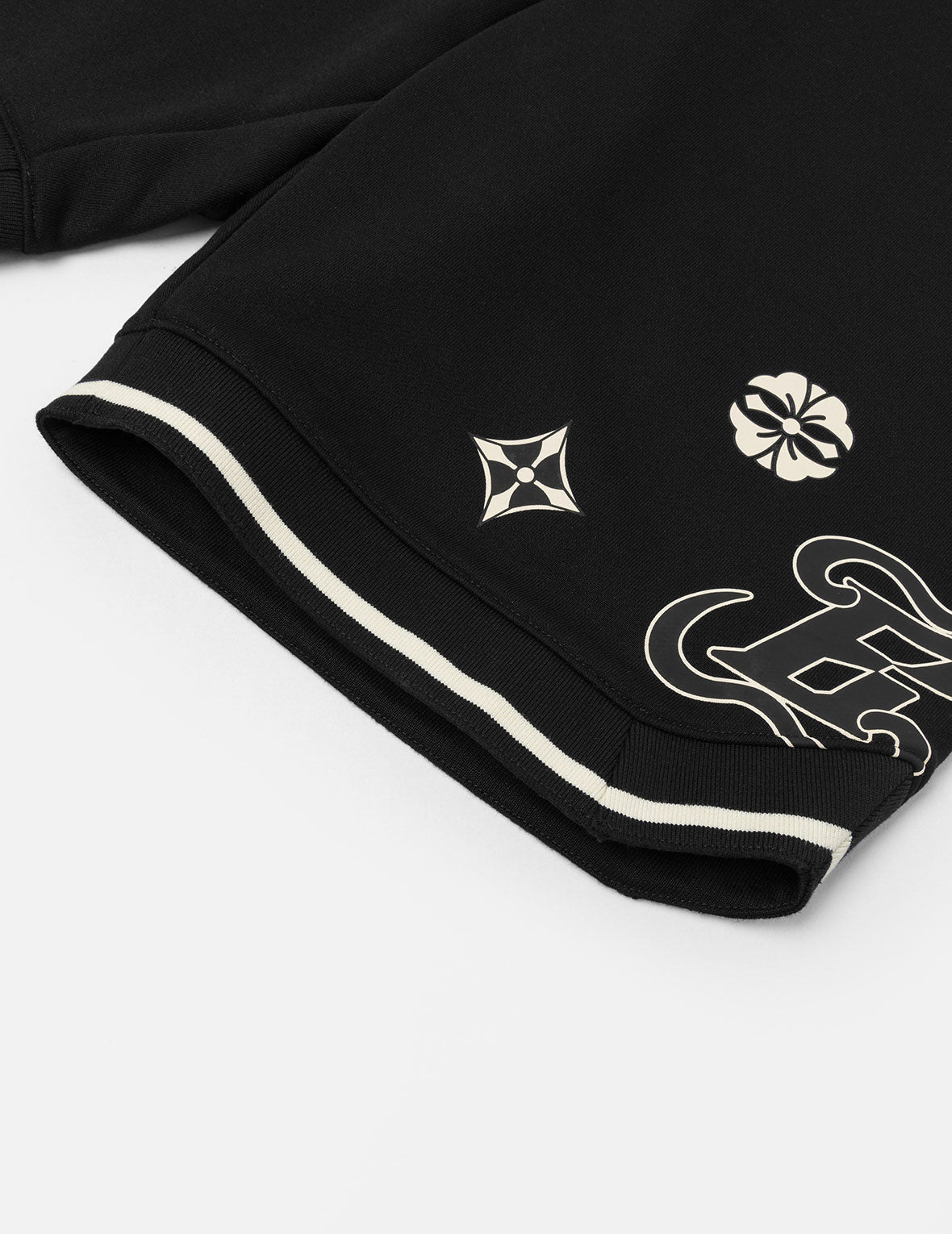 Allover Logo Print Fashion Fit Sweatshorts