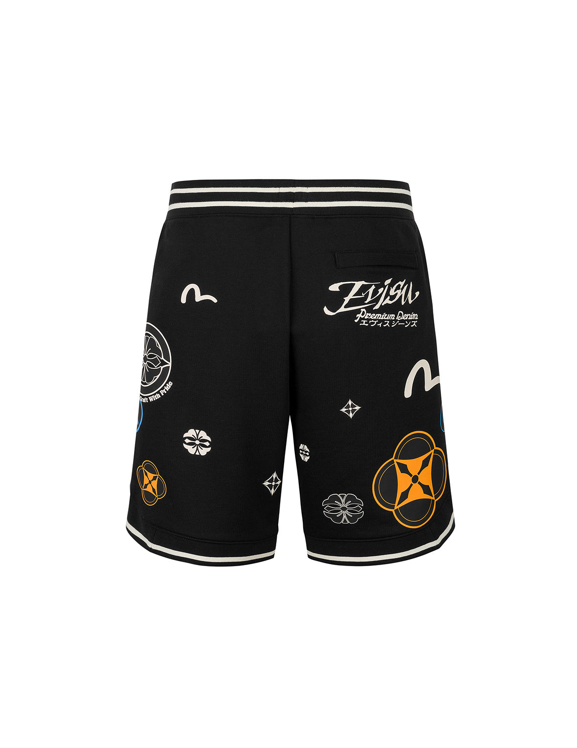 Allover Logo Print Fashion Fit Sweatshorts