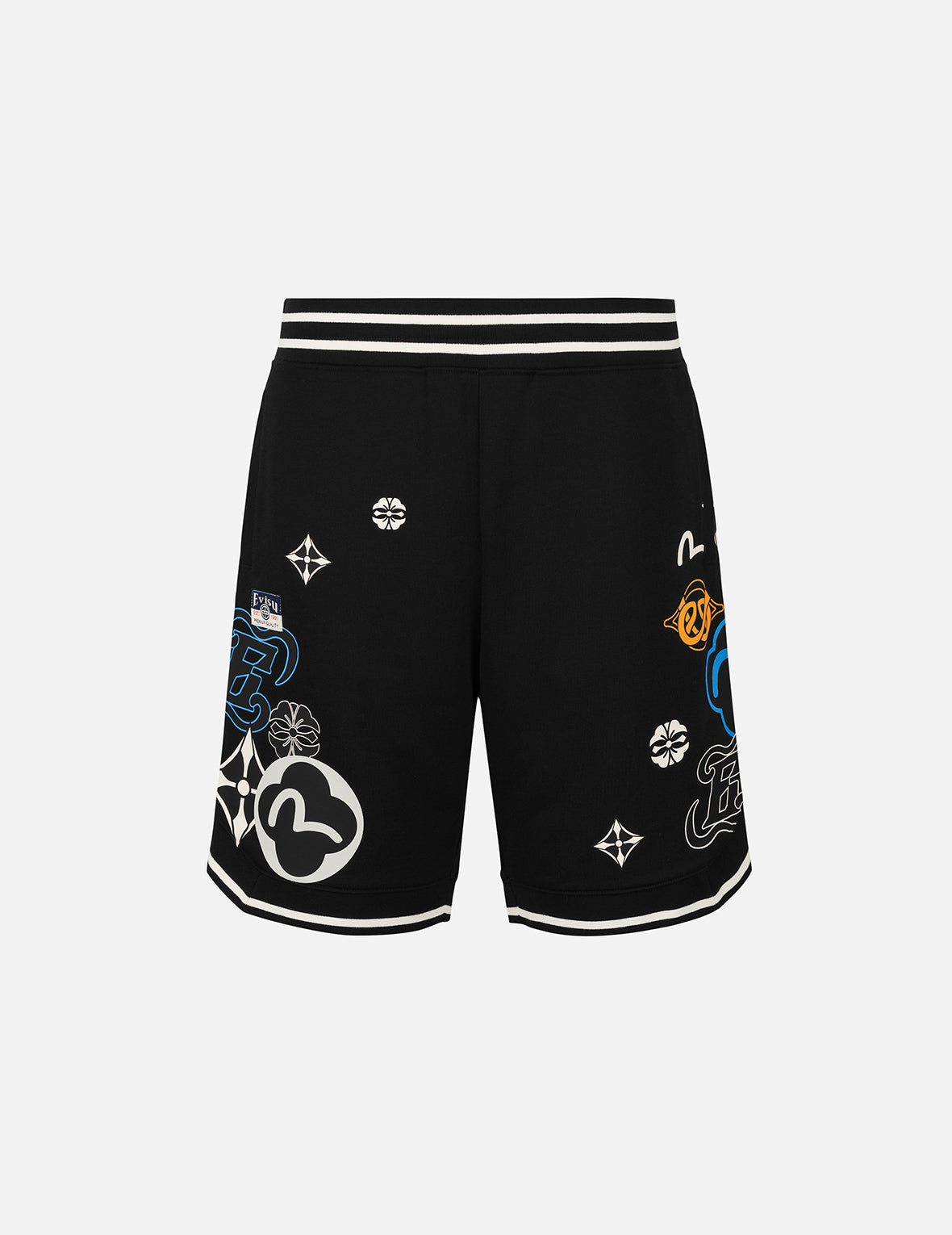 Allover Logo Print Fashion Fit Sweatshorts