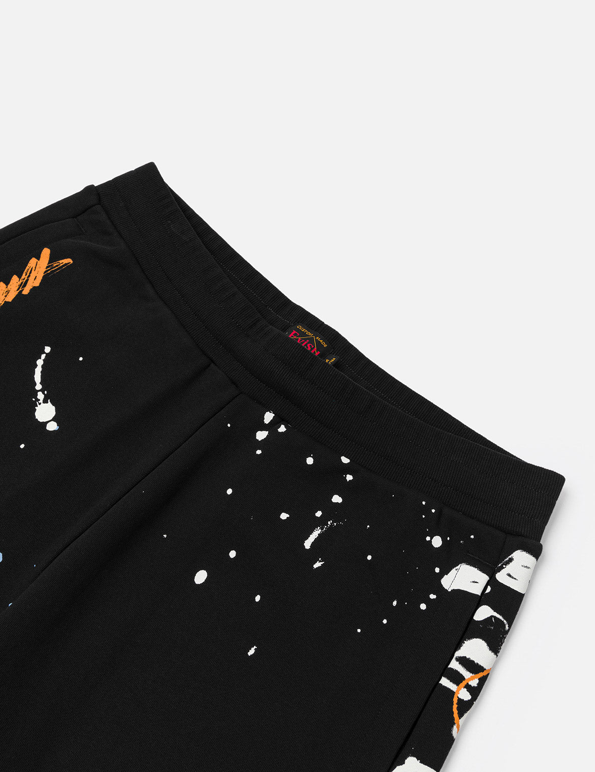 Graffiti Print Regular Fit Sweatshorts