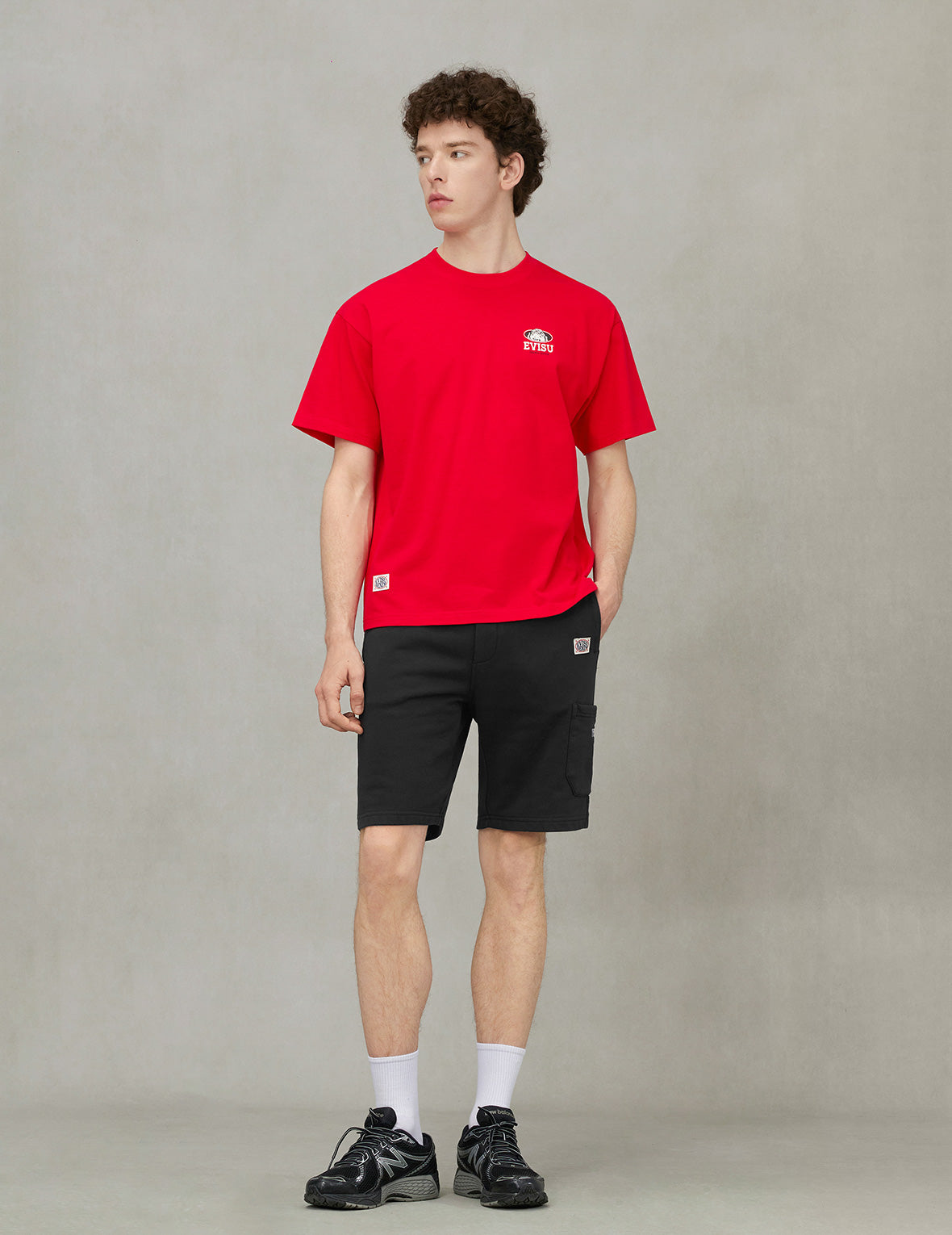 Godhead Print Relax Fit Sweat Shorts