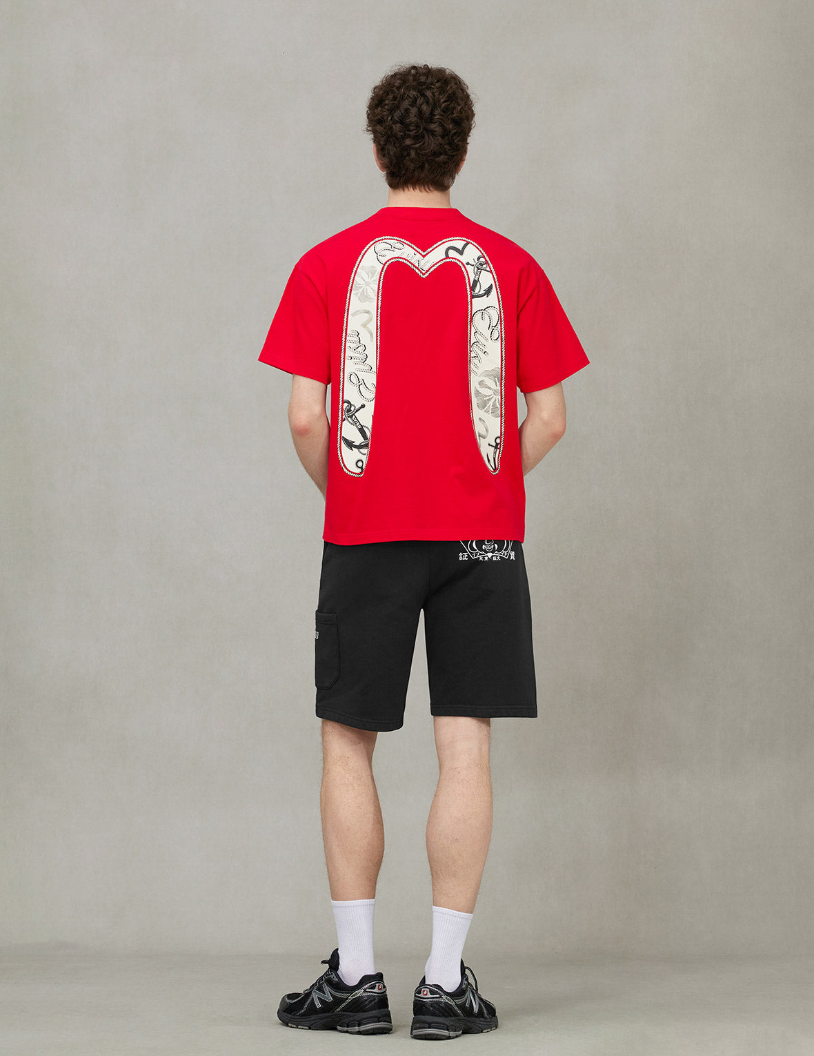 Godhead Print Relax Fit Sweat Shorts