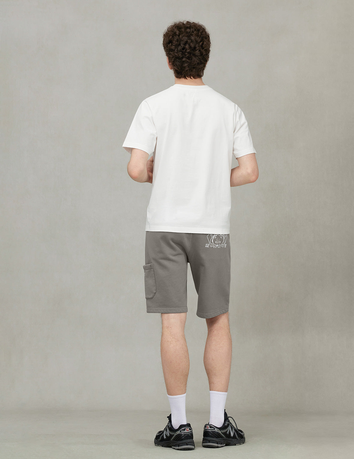 Godhead Print Relax Fit Sweat Shorts