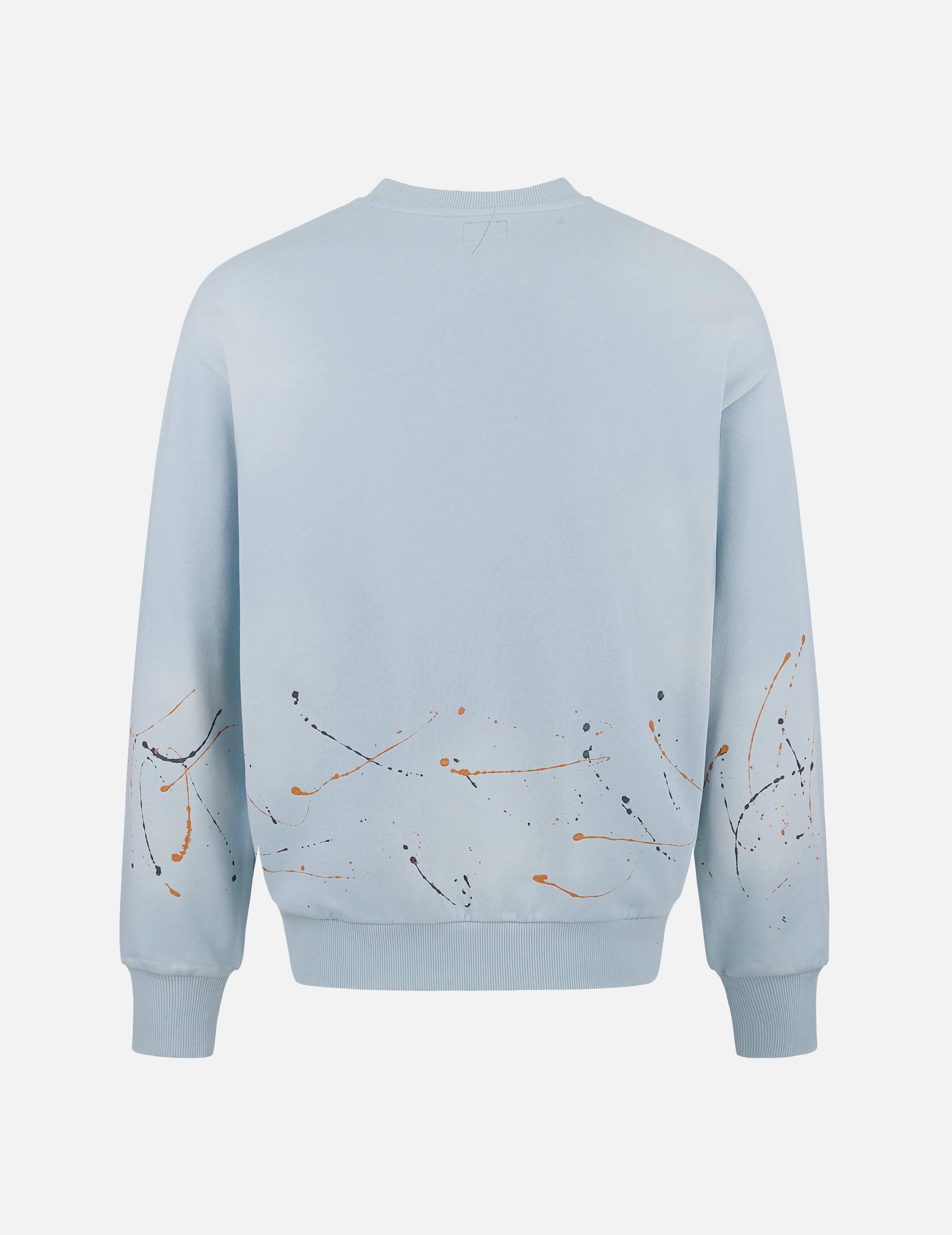 商标和海鸥印花宽版休闲卫衣