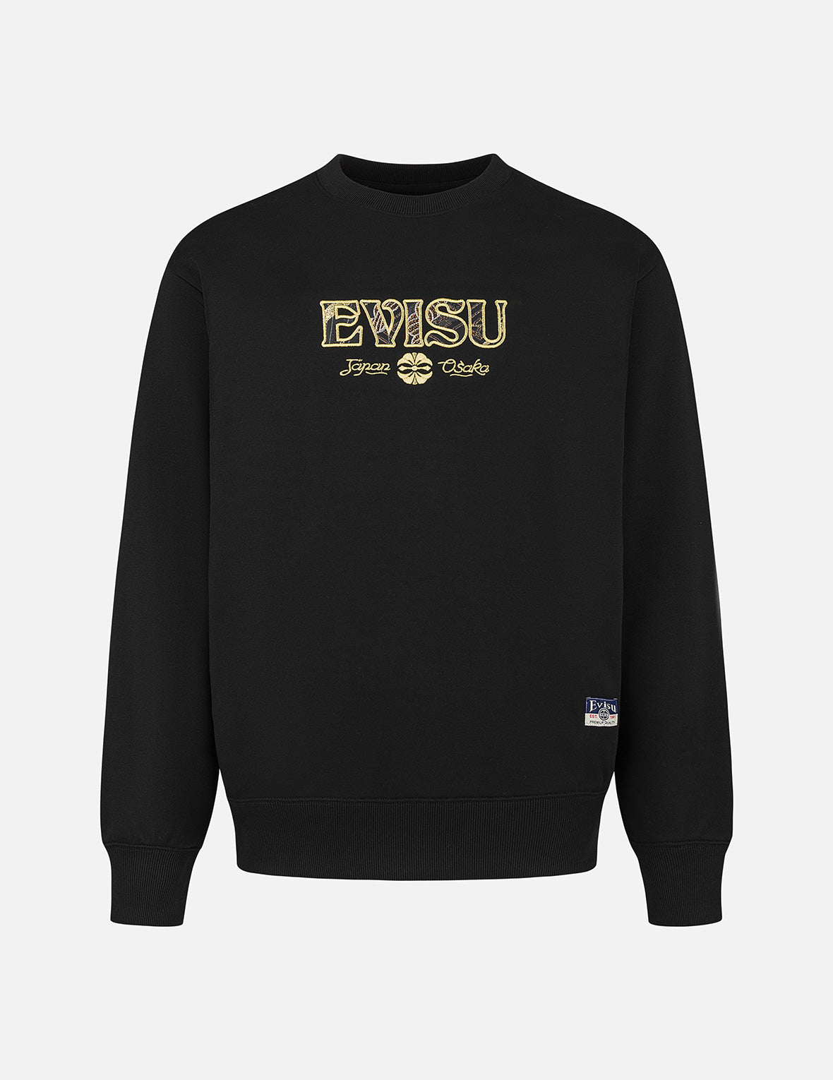 Kamon and Logo Brocade Applique Relax Fit Sweatshirts