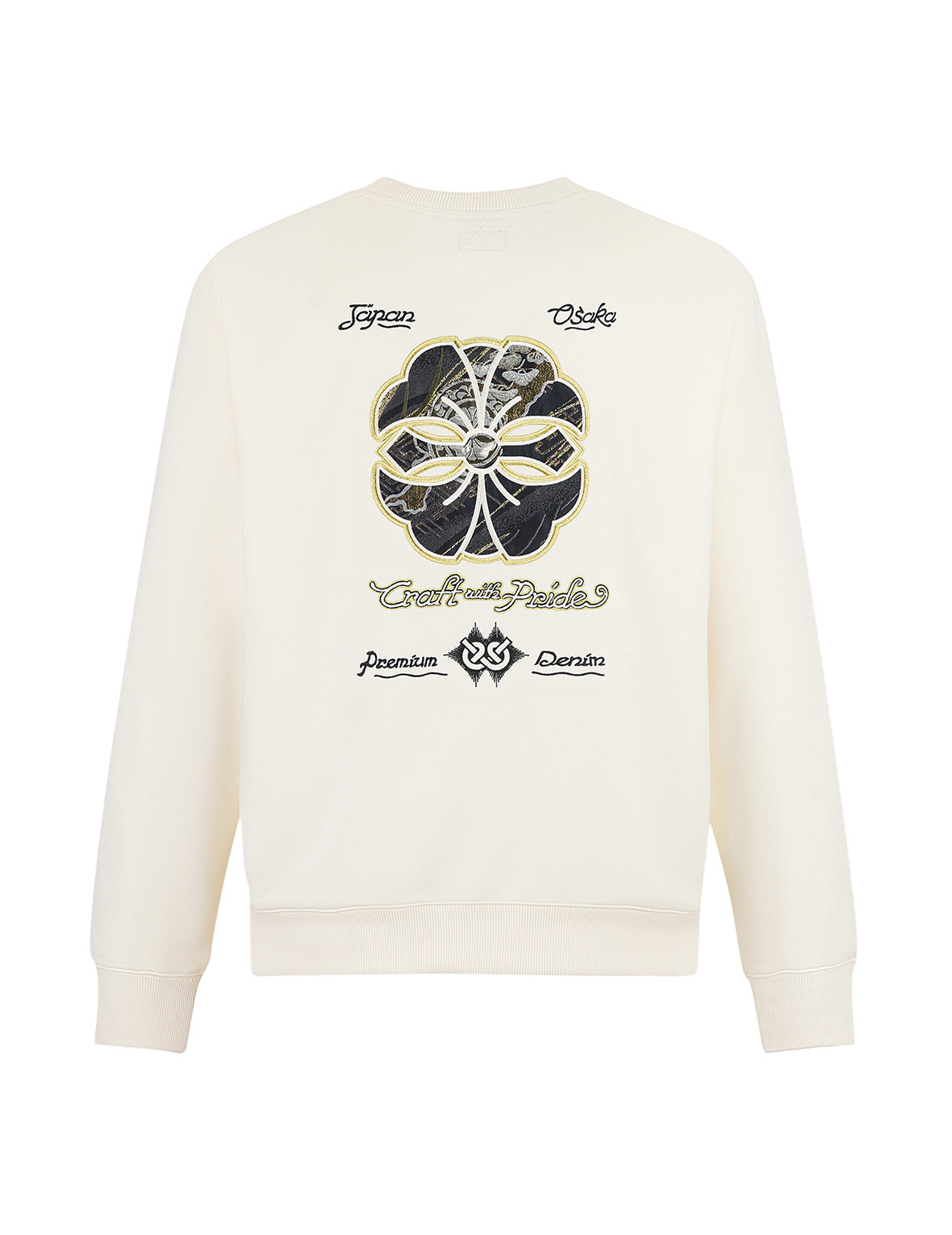 Kamon and Logo Brocade Applique Relax Fit Sweatshirts