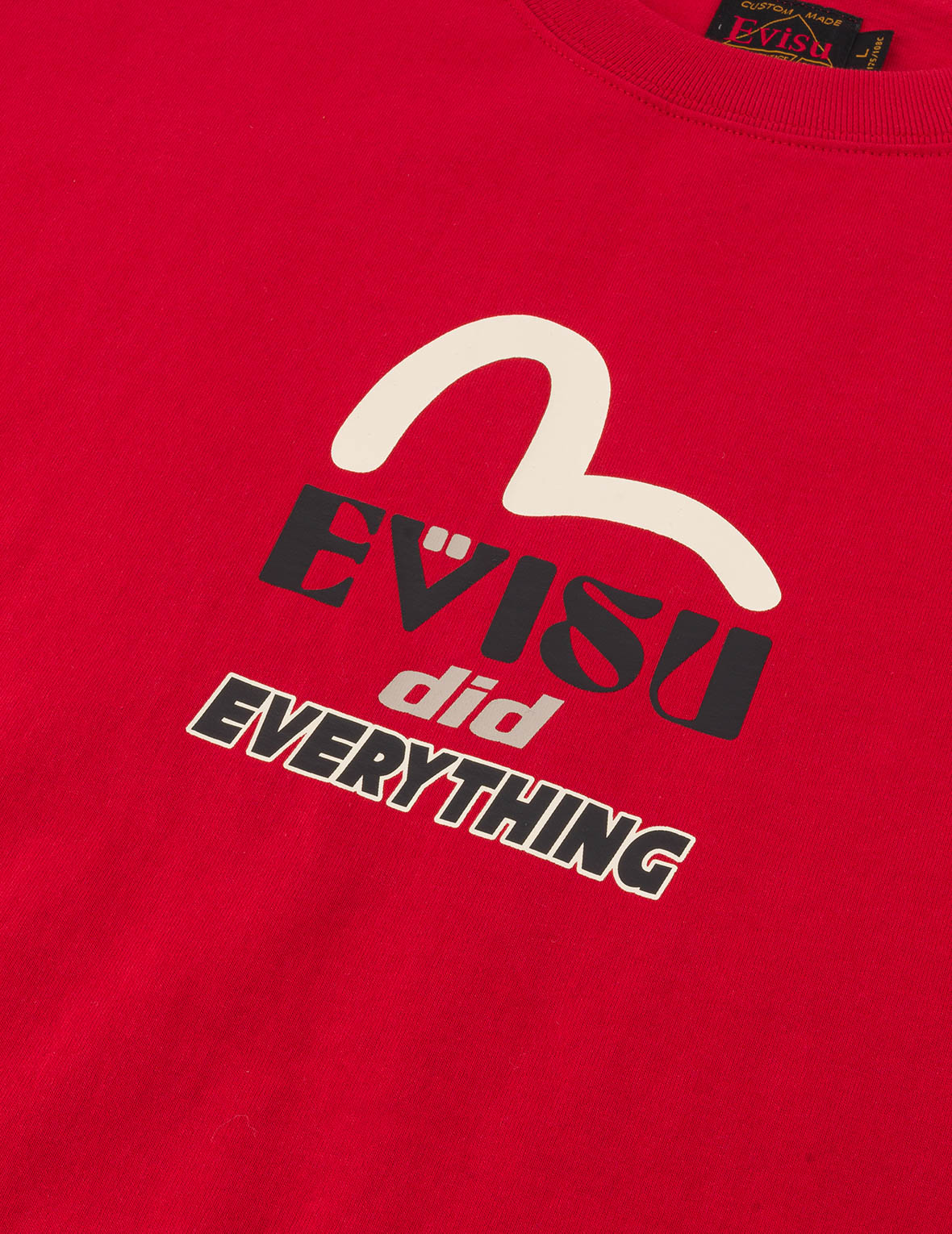 达摩和印第安图腾印花宽版休闲T恤