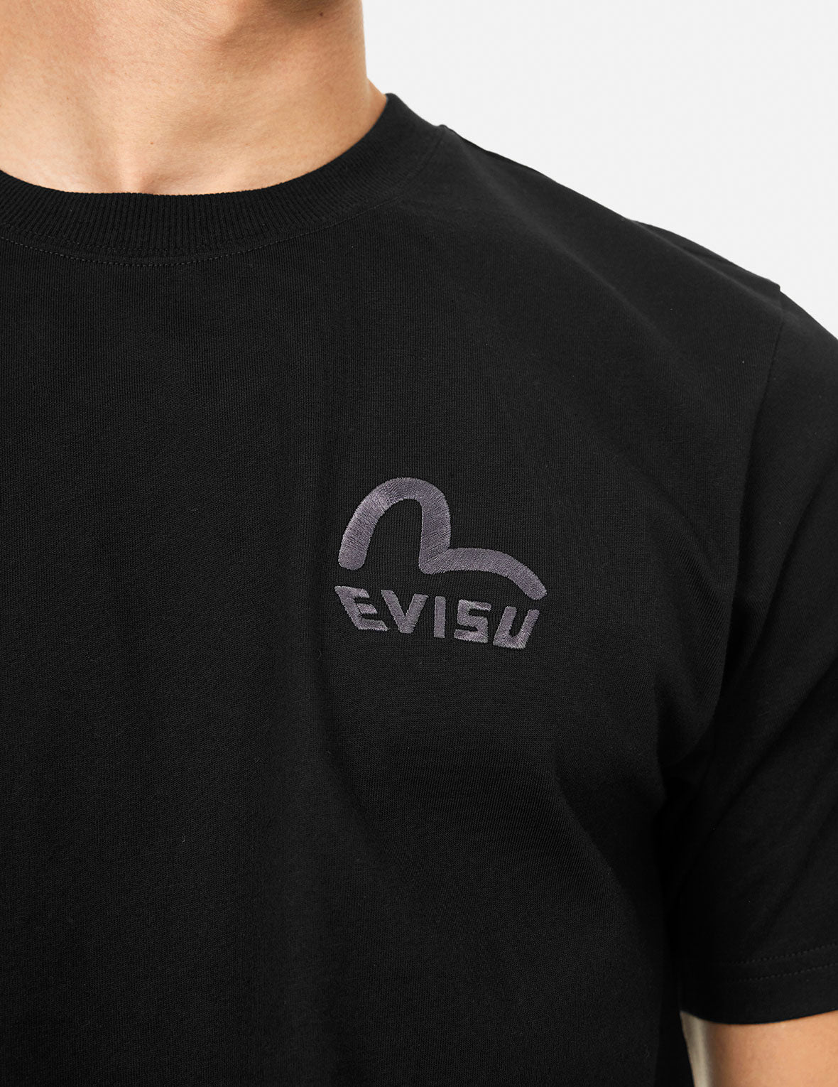 Seagull and Brand Logo Print Regular Fit T-shirt