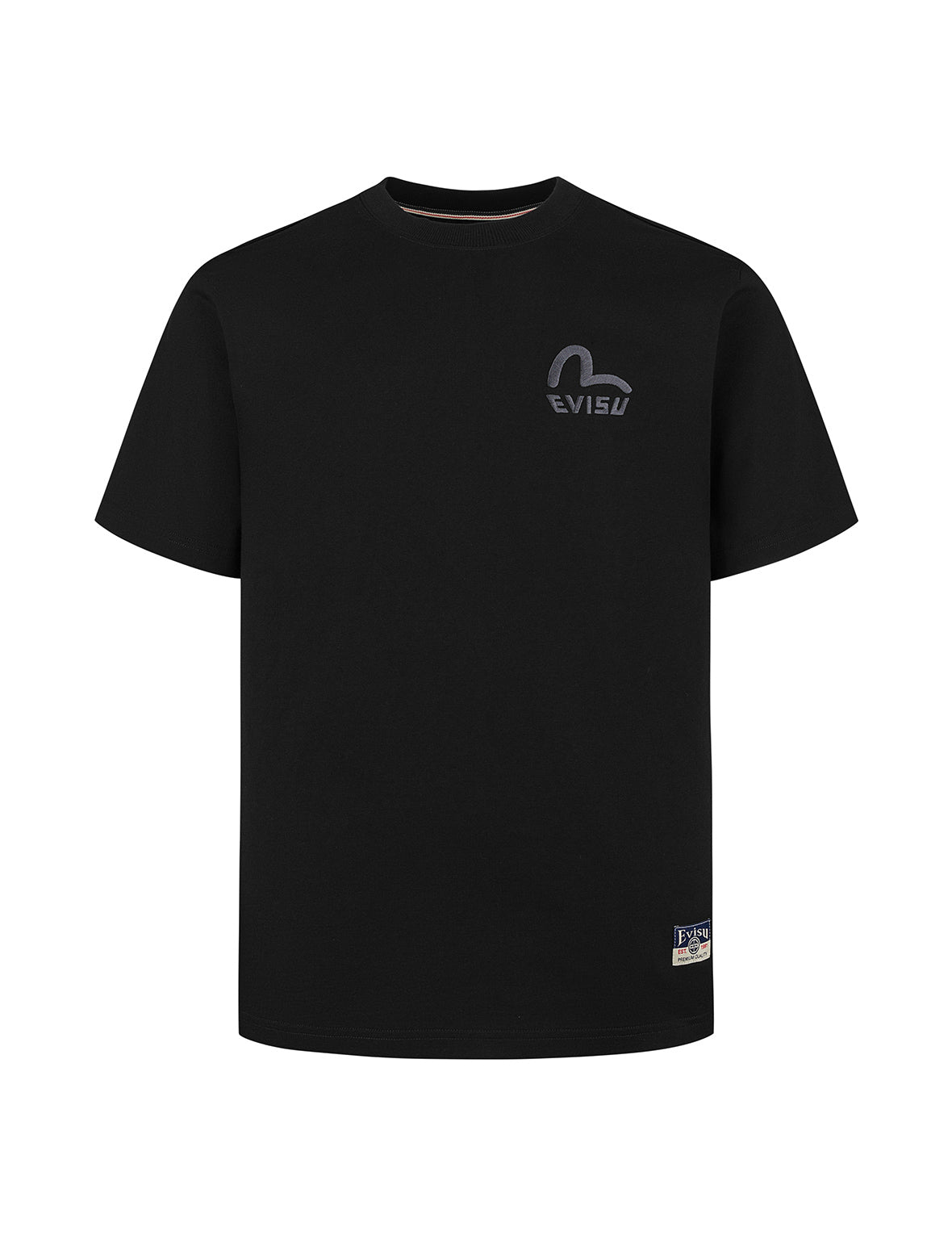 Seagull and Brand Logo Print Regular Fit T-shirt