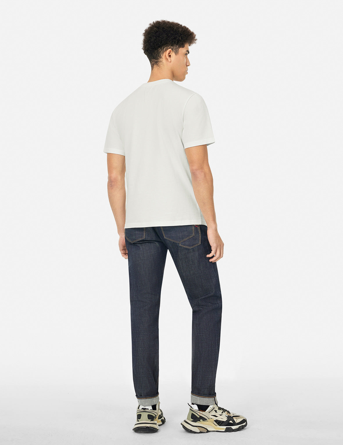 Seagull and Brand Logo Print Regular Fit T-shirt