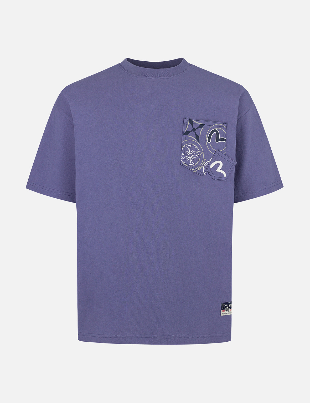 多口袋和多印花宽版T恤